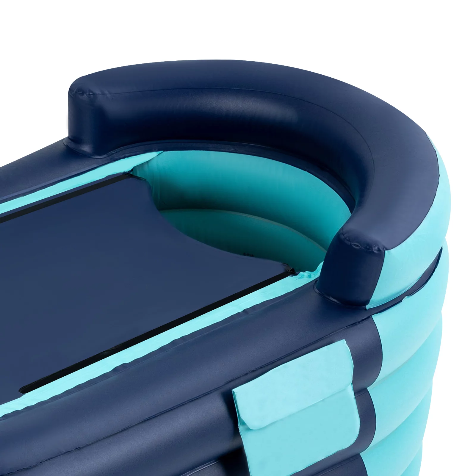 Miumaeov Inflatable Adult Bathtub with Wireless Electric Air Pump for Hot Water Bath & Ice Bath Portable Folding Bathtub for Shower Stall