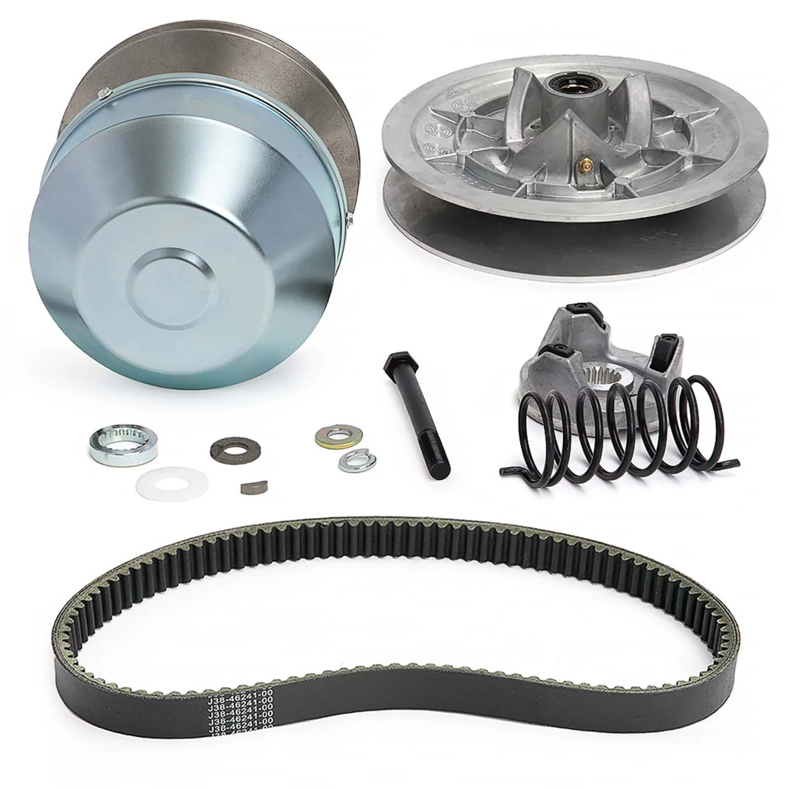 Golf Cart Primary Secondary Drive Clutch Belt Kit for Yamaha G2 G8 G9 G14 G16 G22 1985-up