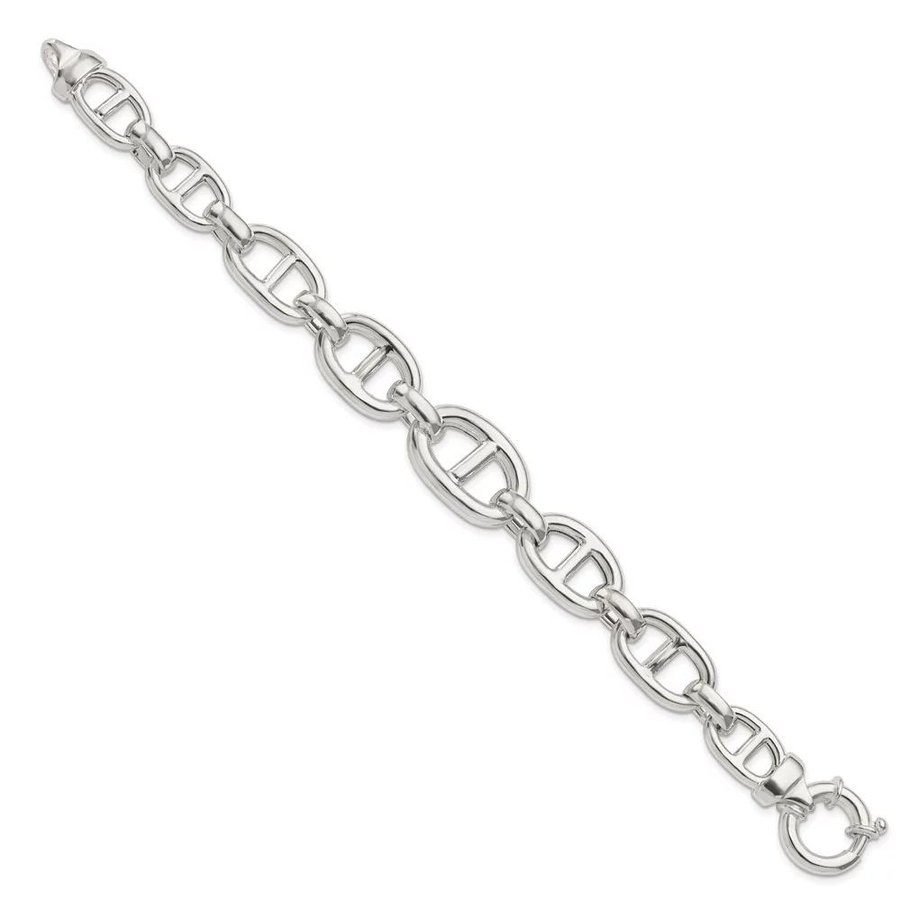 FJC Finejewelers 925 Sterling Silver Polished Fancy Link Bracelet 7.75 Inches x 16.44 mm