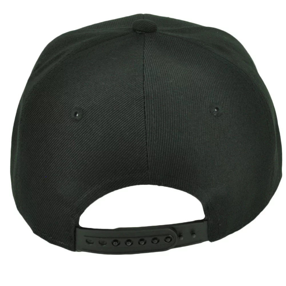 Los Angeles California Cali Paisley Snapback Flat Bill Brim Hat Cap Black White