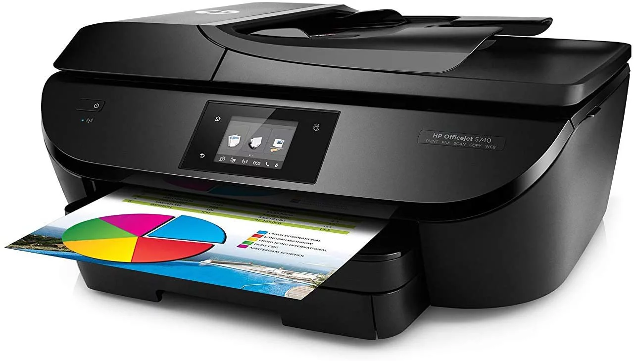 HP OfficeJet 5740 All-in-One Wireless Printer with Mobile Printing, HP Instant Ink ready (B9S76A)
