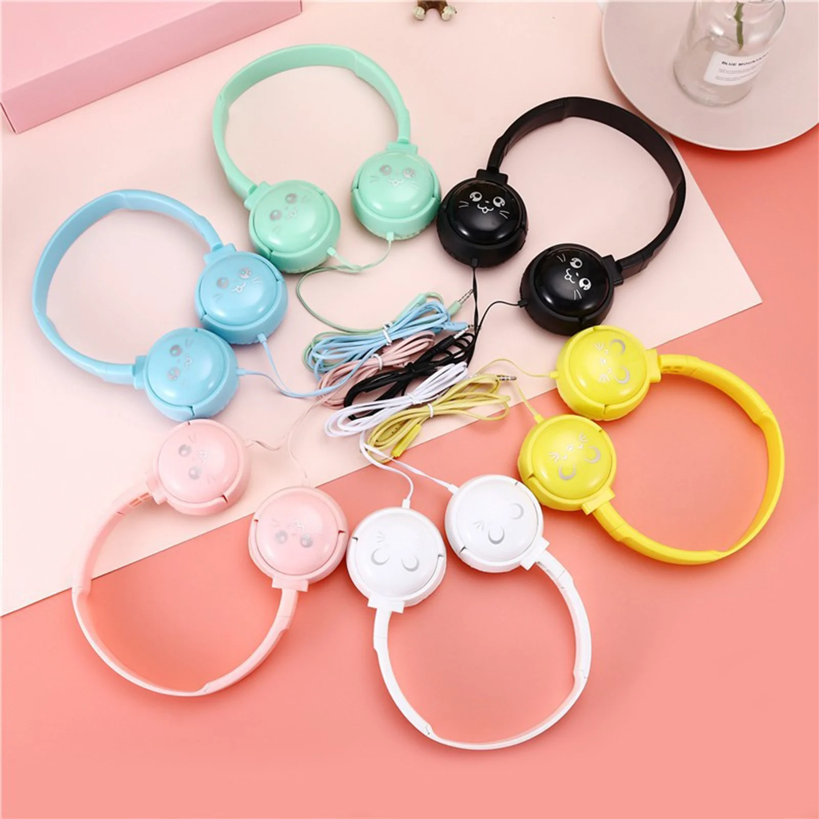 GoolRC 3.5mm Wired Over-ear Headphones Portable Earphones for Kids MP4 MP3 Smartphones Laptop