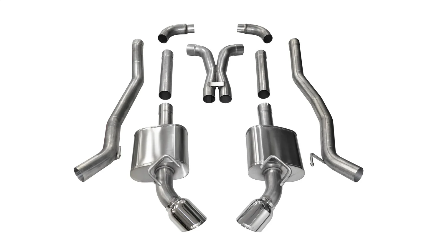 Corsa Xtreme 304 SS Cat-Back Exhaust System for Chevy Camaro 14968 Fits select: 2010-2011 CHEVROLET CAMARO SS, 2012-2013 CHEVROLET CAMARO 2SS