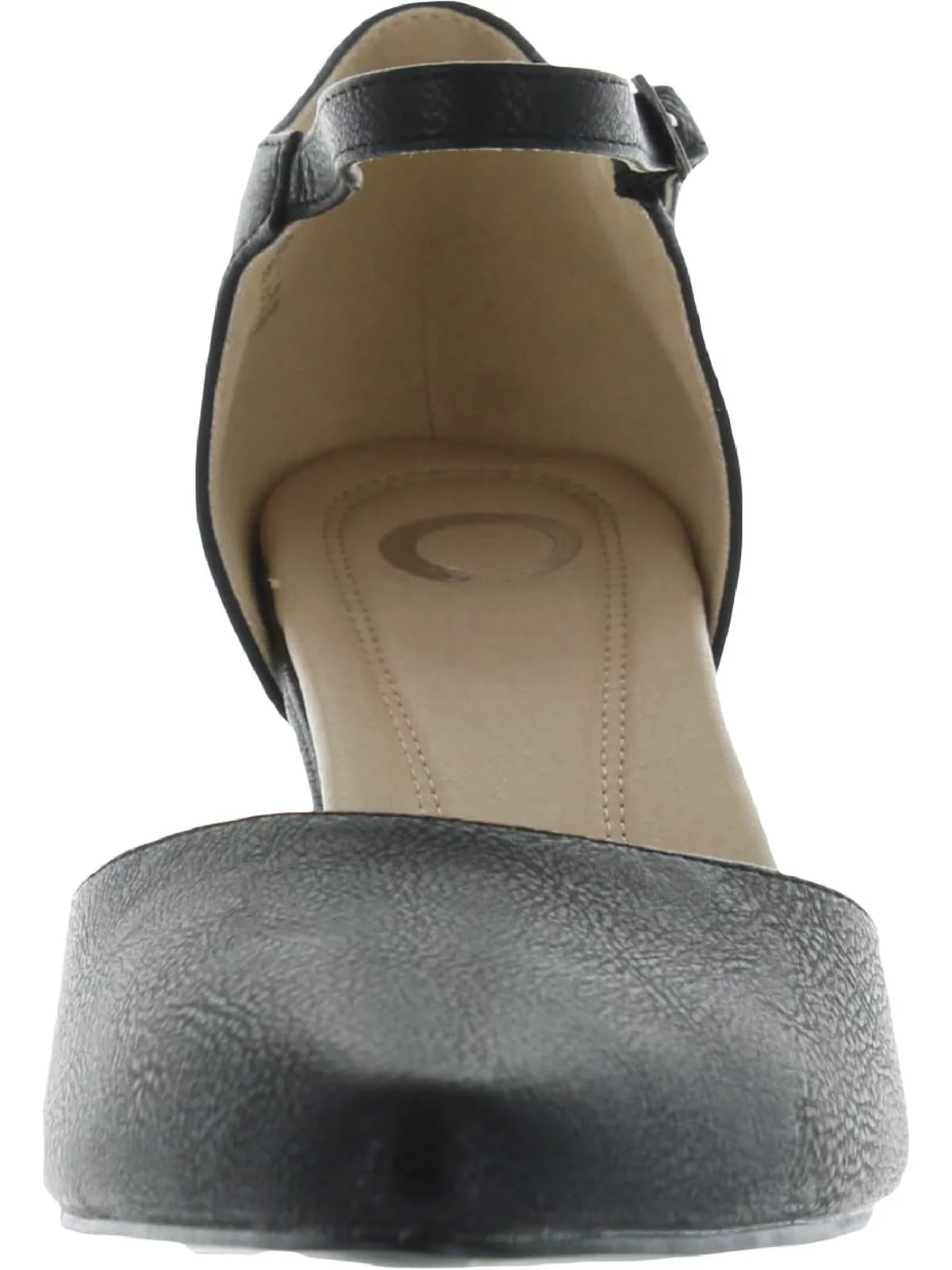 Journee Collection Womens Bettie Faux Leather Padded Insole Mary Janes
