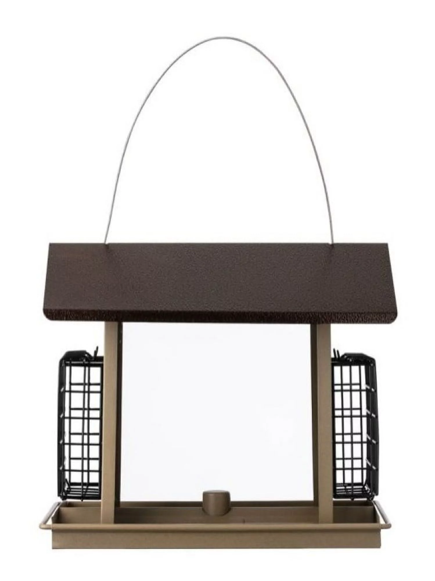 More Birds 38111 Hopper Bird Feeder with Suet Holders, 8.37 lb. Capacity