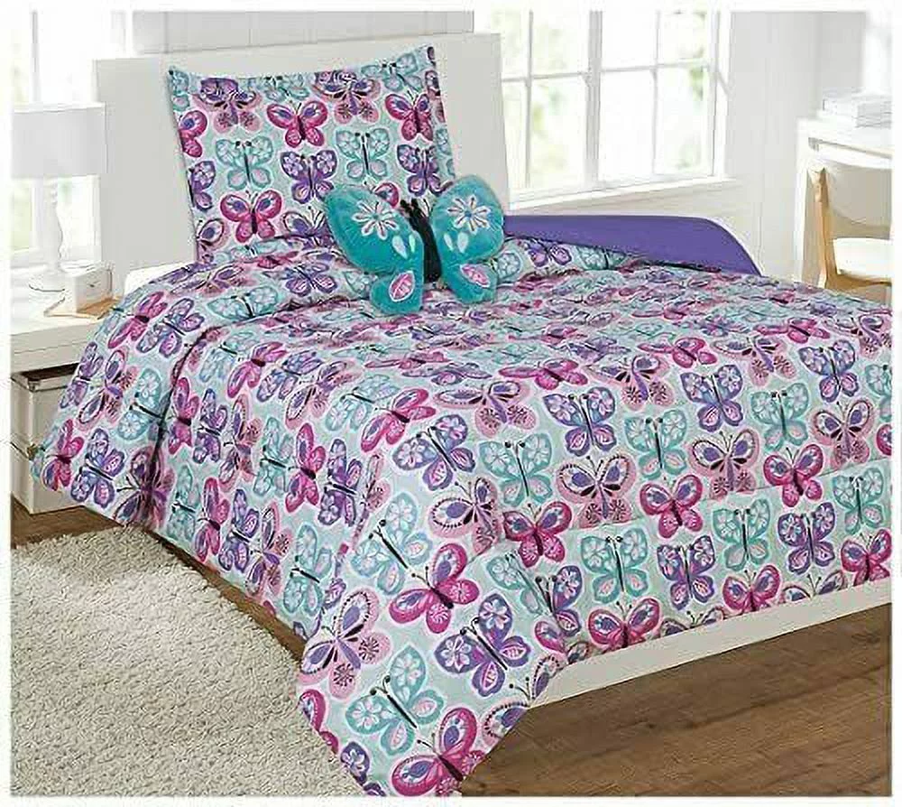 Kids 8 PCS Comforter Set with Sheet Set Twin & Full Size Bed Cover Boys & Girls