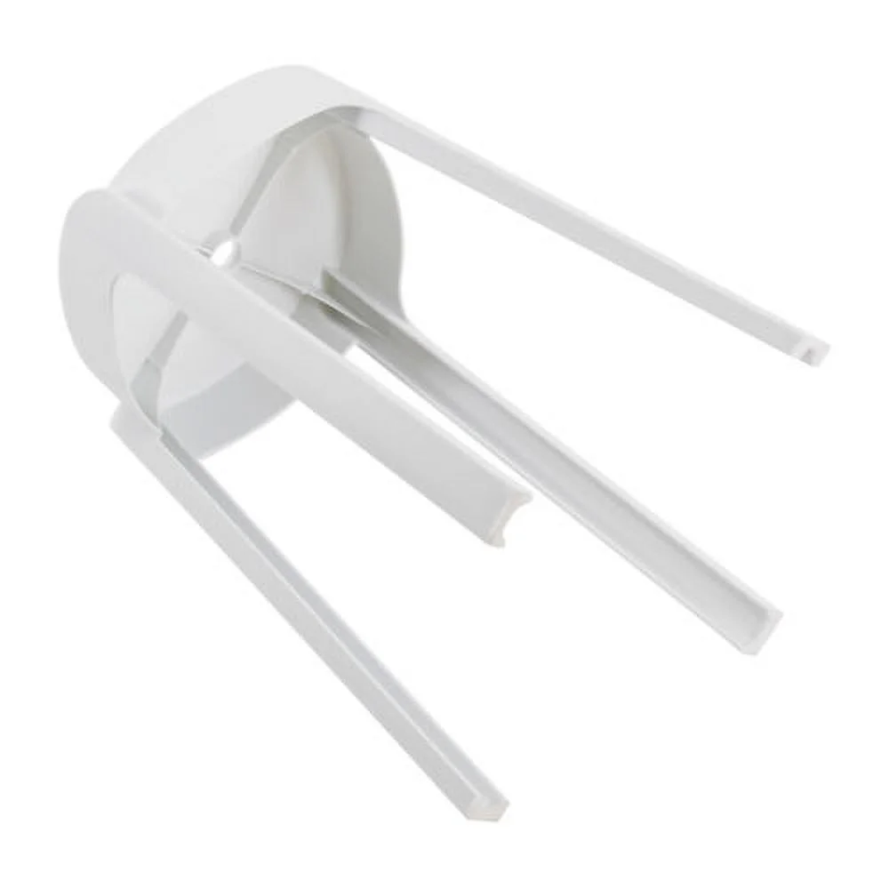 5Pcs Plastic Stools 18'' Height Indoor OutdoorKitchen Bar Chairs Stackable White