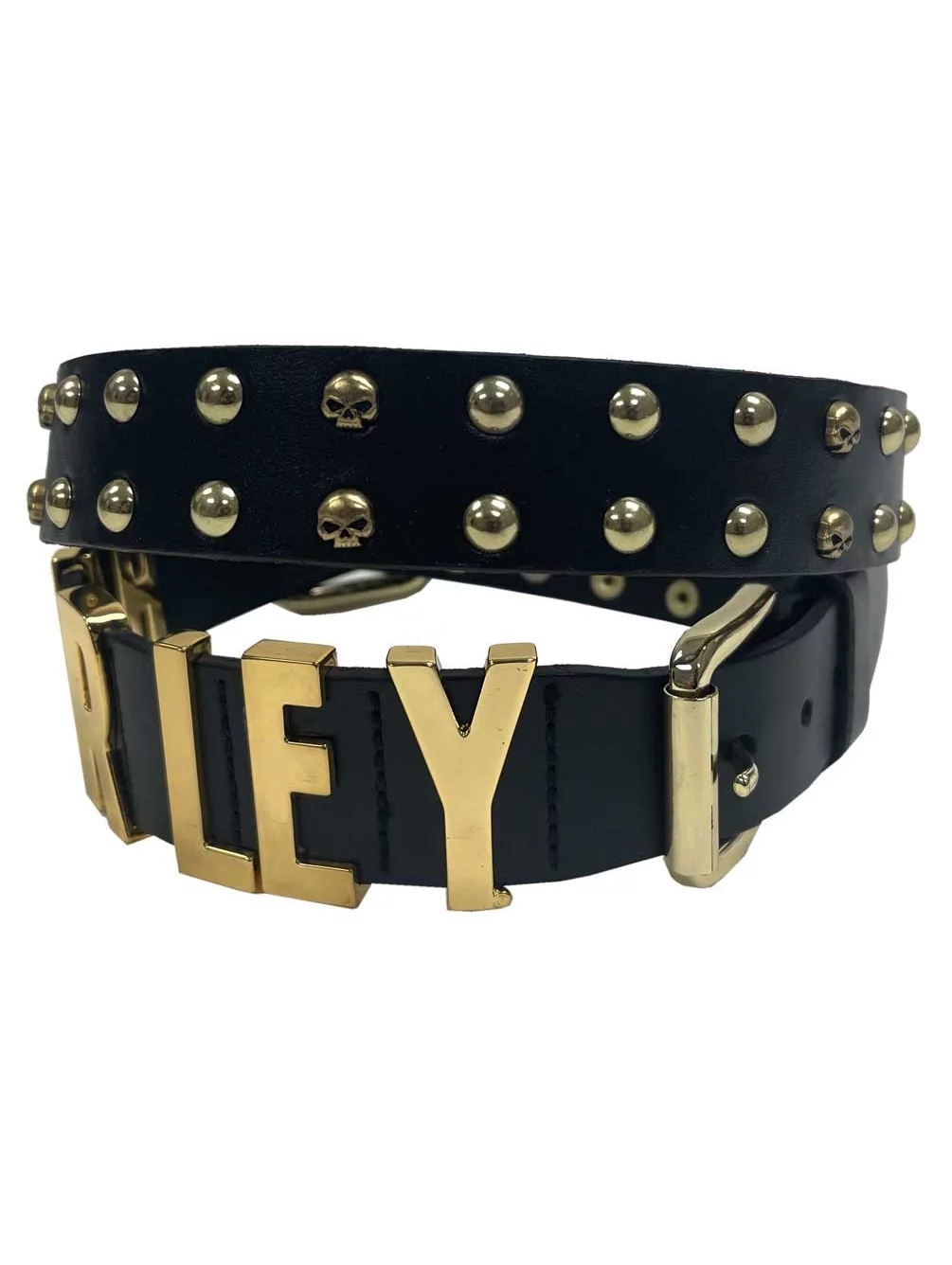 Harley-Davidson Women's Gold Digger Willie G Genuine Leather Belt - Black (XL), Harley Davidson