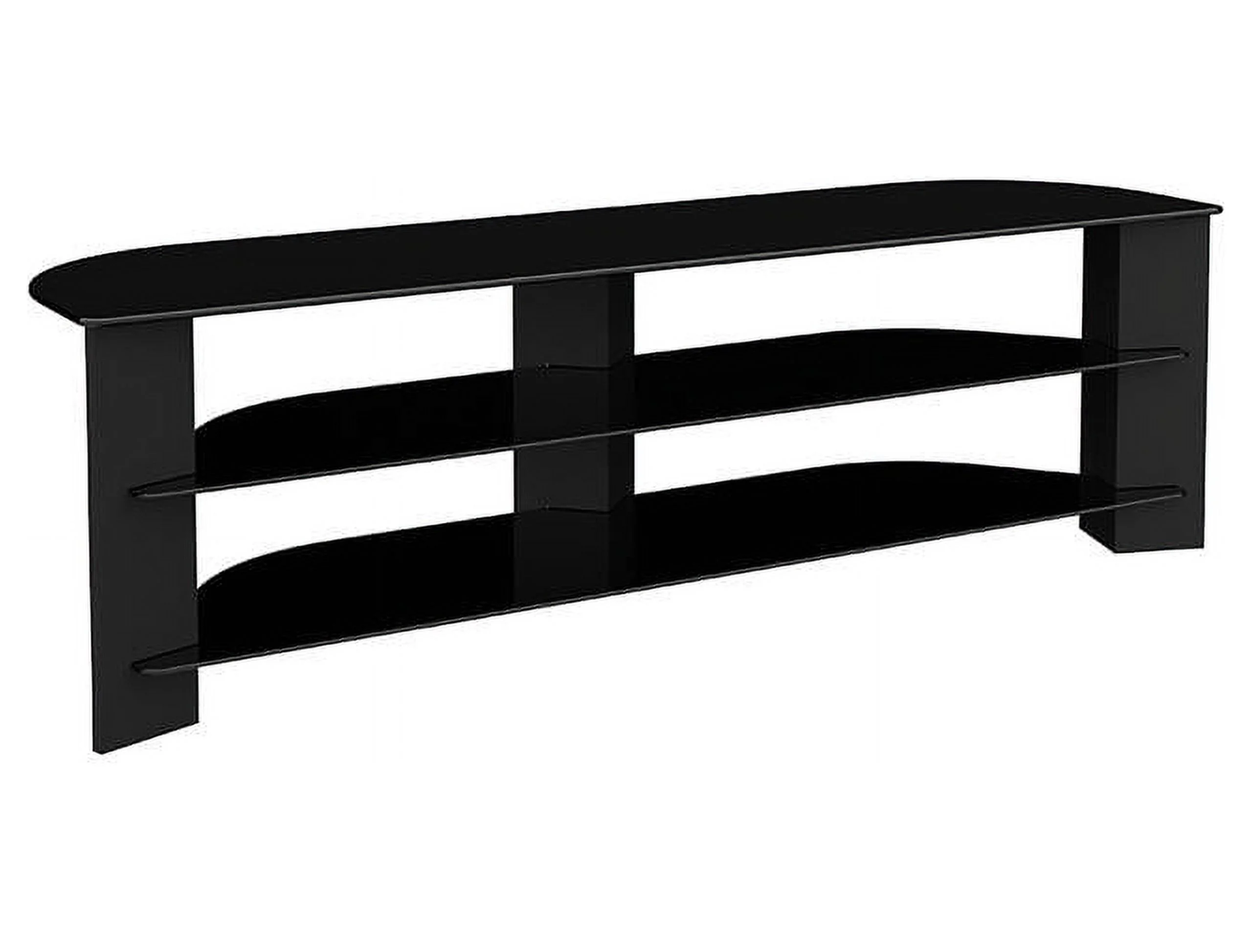 AVF Wood Glass Varano TV Stand with Glass Shelves for TVs 37