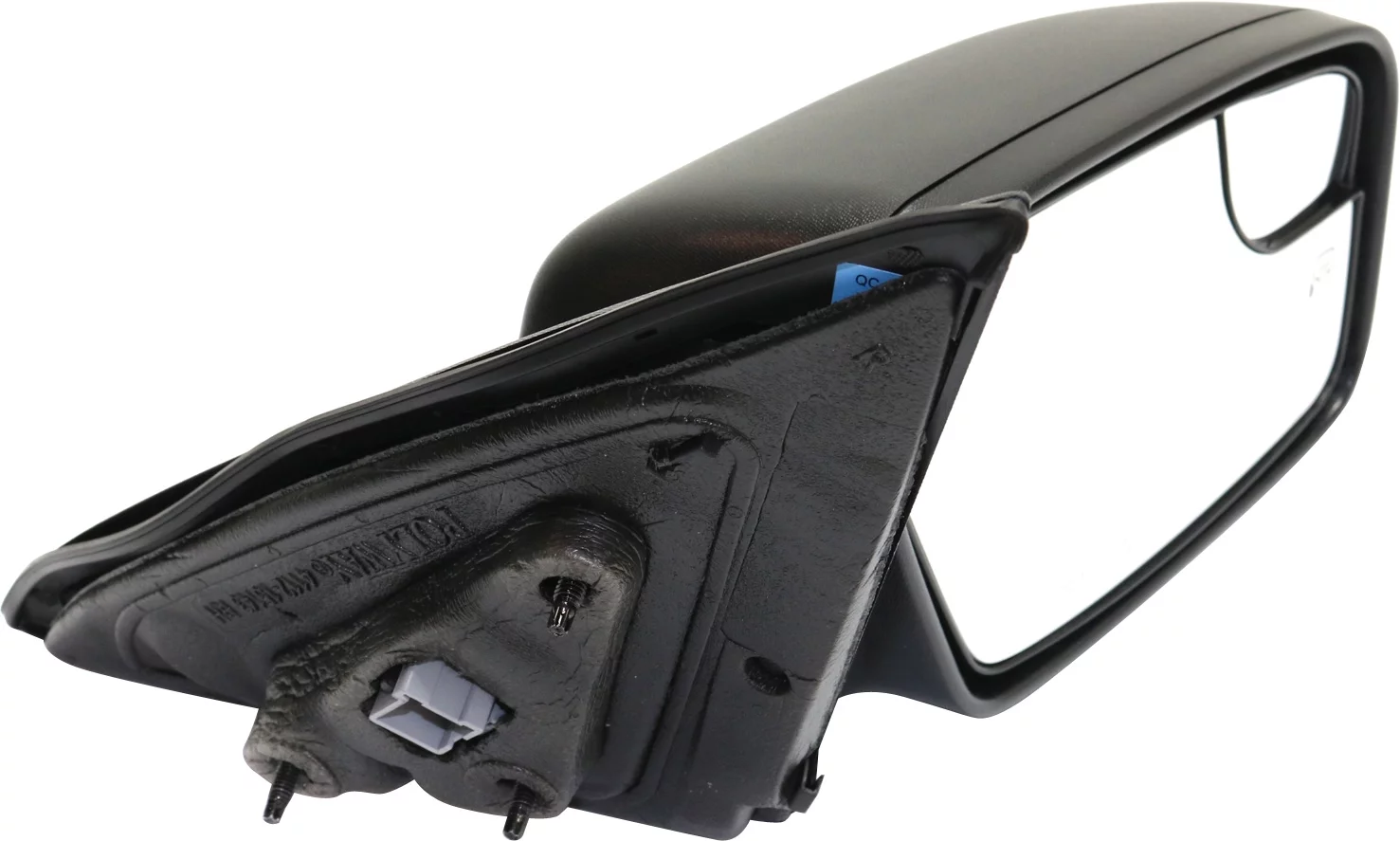 Mirror Compatible With 2011-2012 Ford Fusion Right Passenger Side Heated w/ Blind Spot Corner Glass Black Kool-Vue