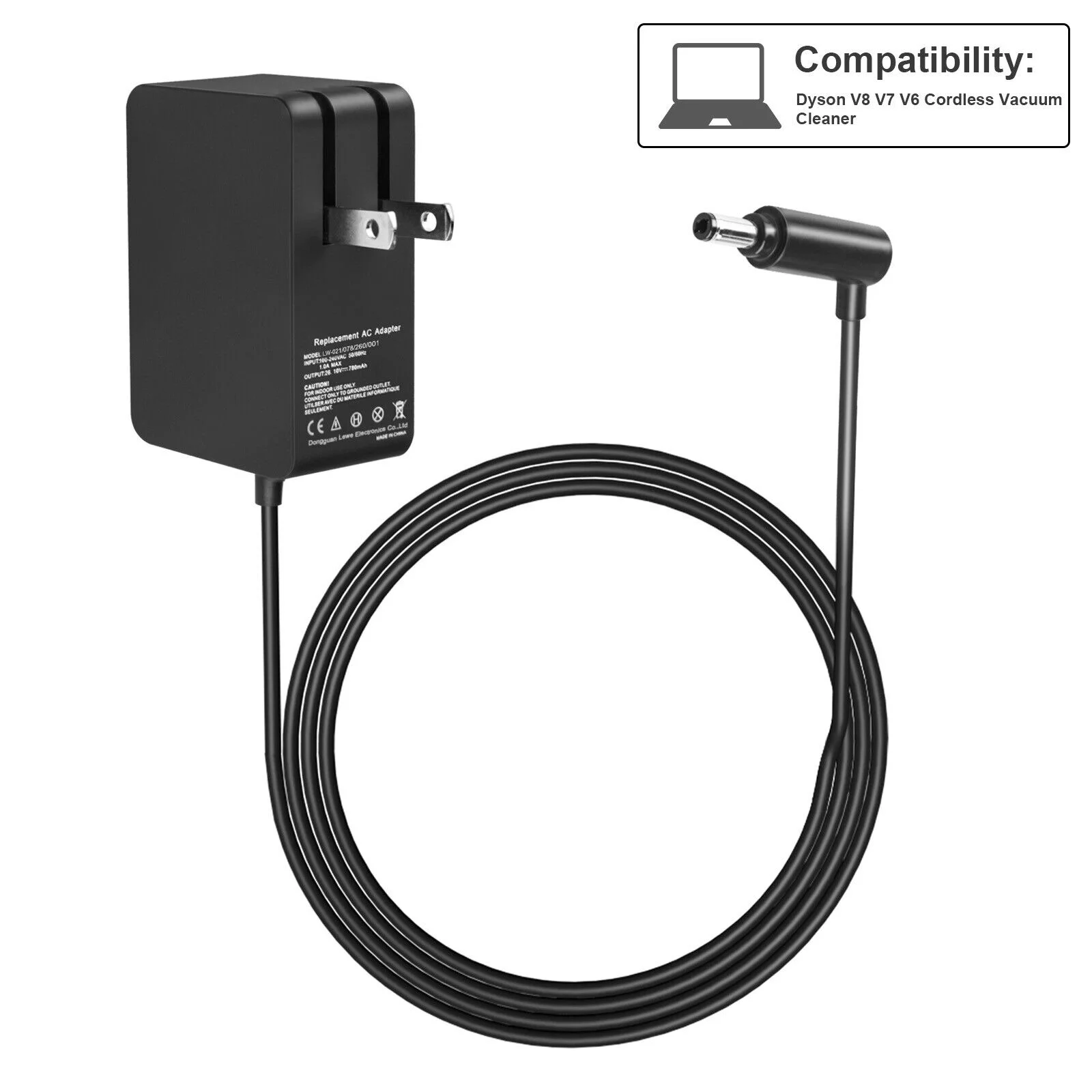 20W Adapter Charger for Dyson V6 /DC58/DC59/DC61/DC62 svo3/4/5/6 Power Supply