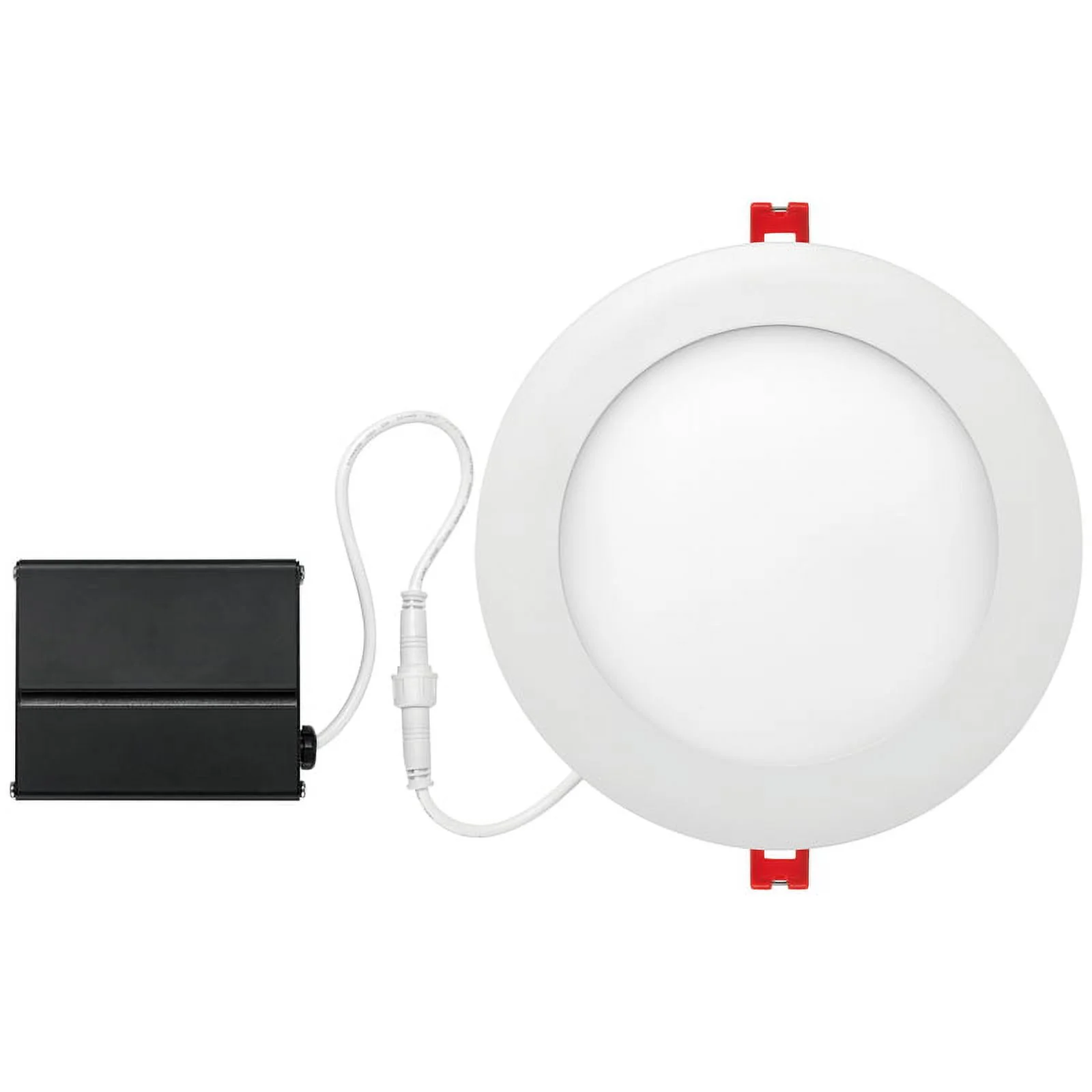 Globe Electric Ultra Slim Energy Star White 6 in. W Plastic LED Recessed Lighting Kit 12 watt
