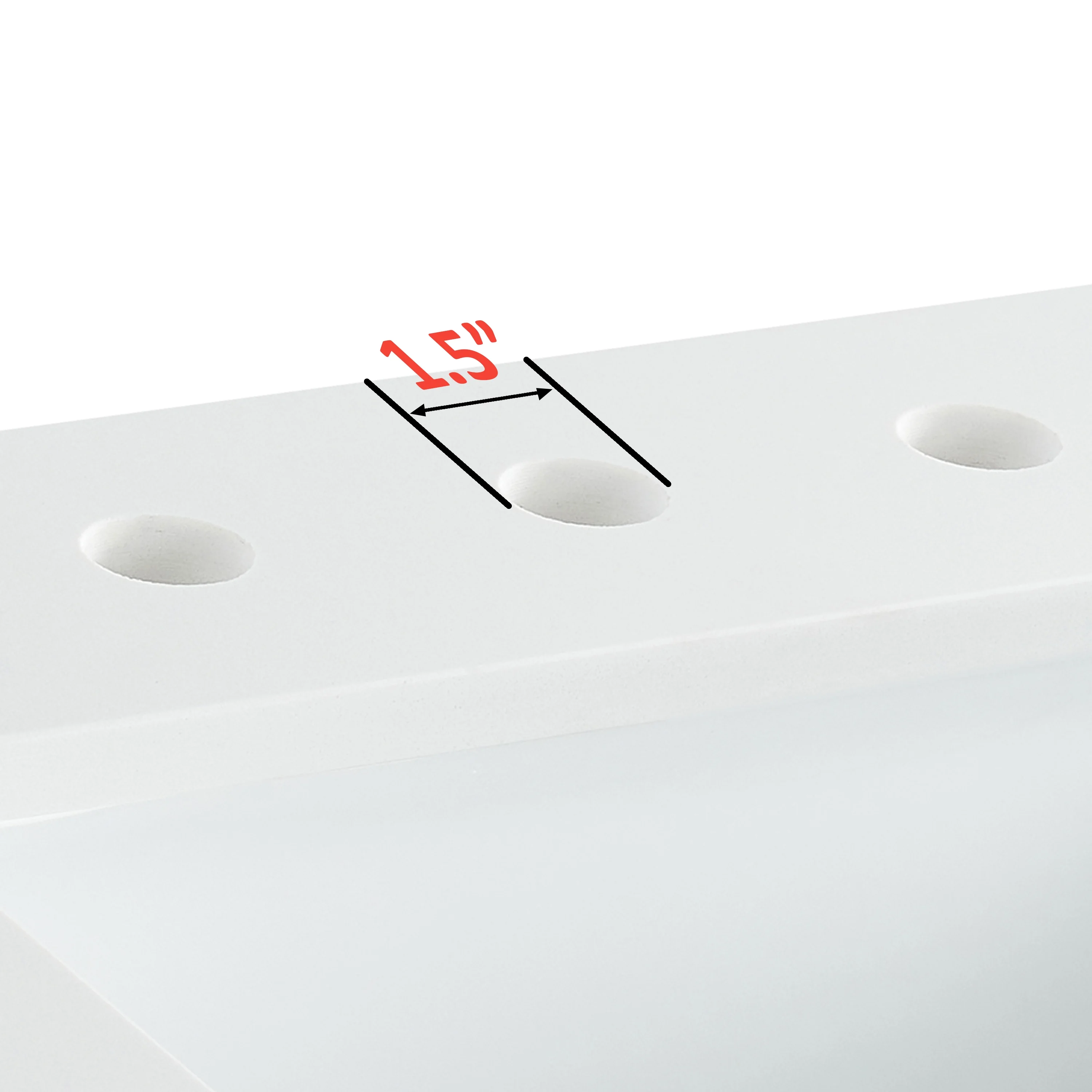 Stufurhome VIX Bathroom Vanity Basin 20''x15''