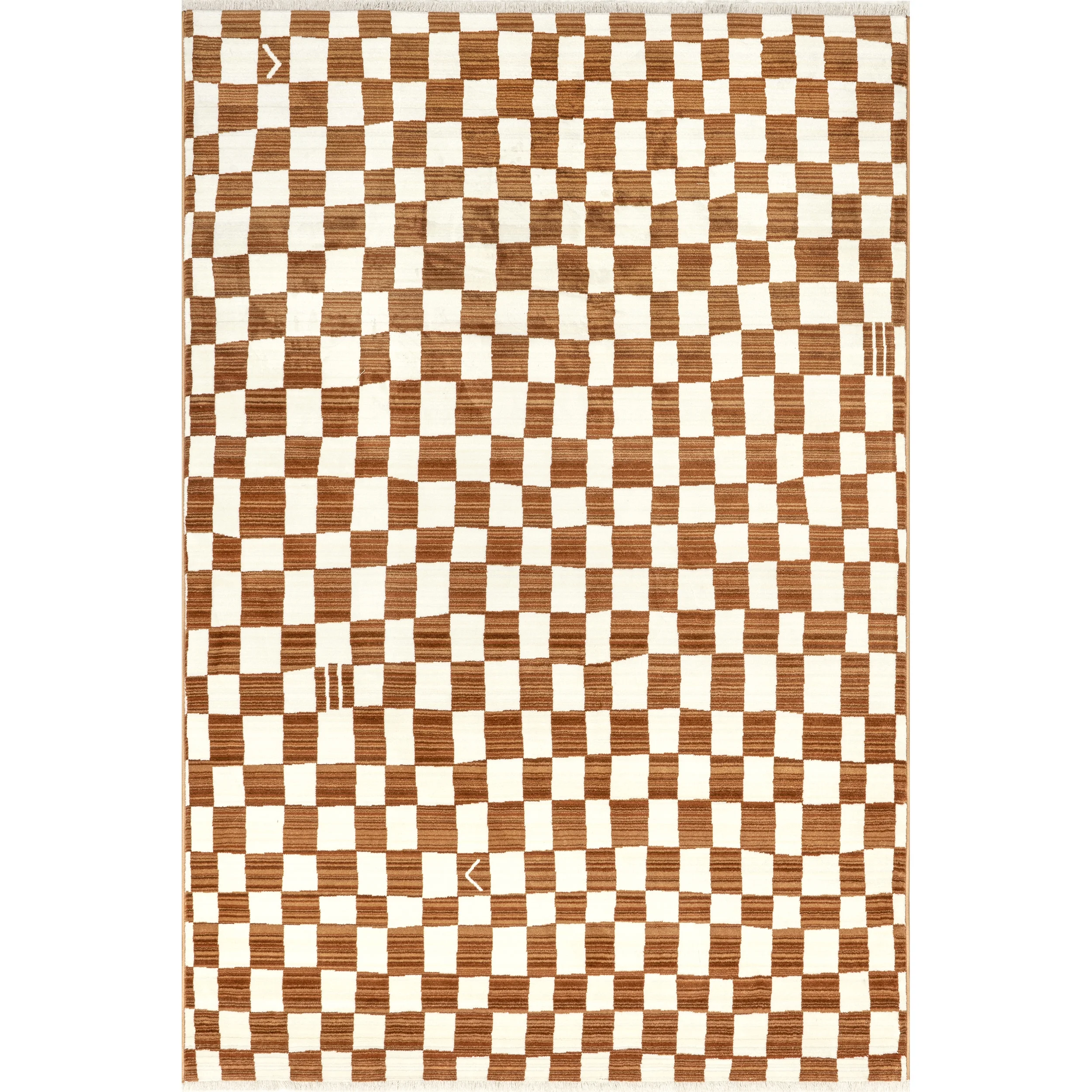 nuLOOM Dominique Abstract Checkered Fringe Area Rug, 6' 7