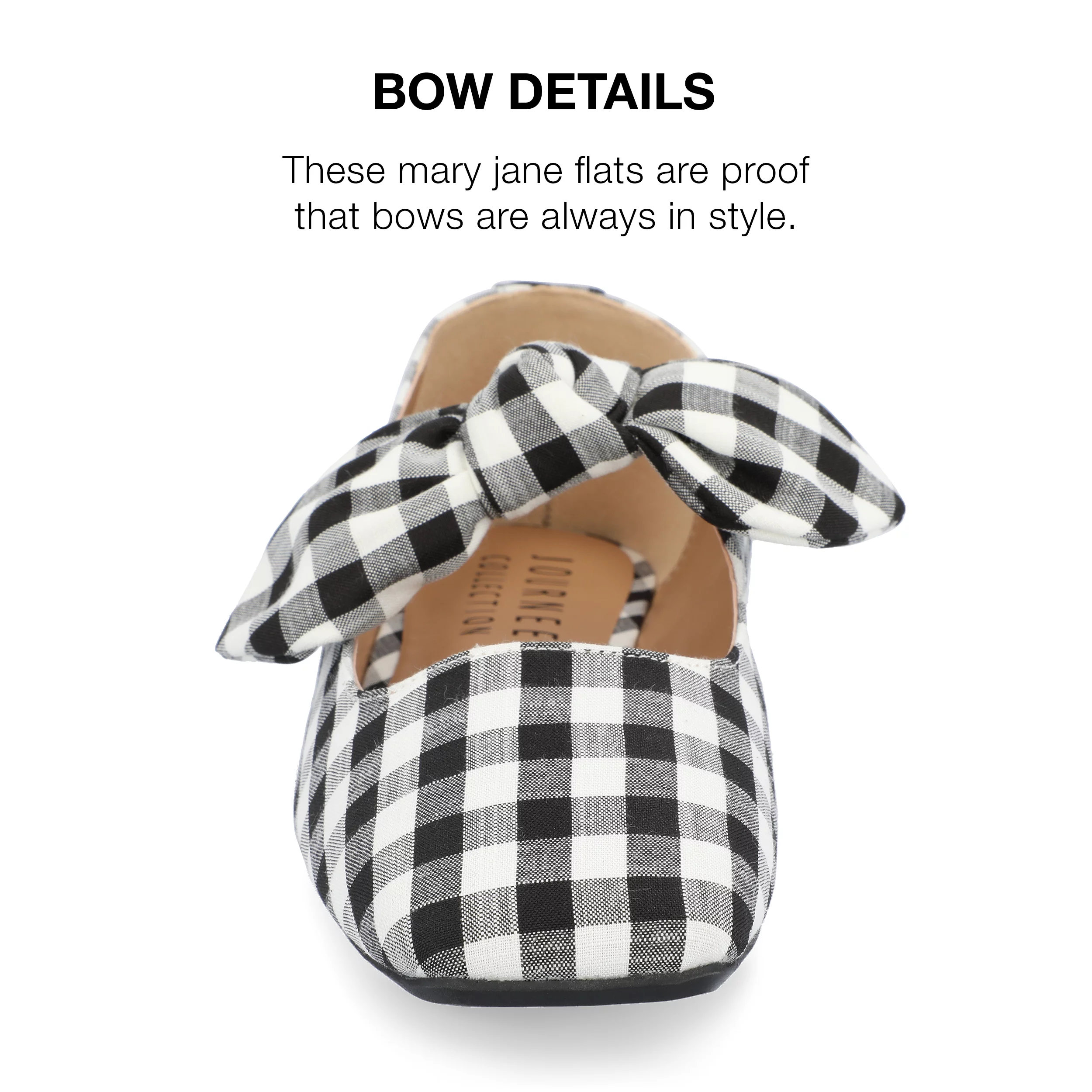 Journee Collection Womens Seralinn Tru Comfort Foam Mary Jane Slip On Square Toe Flats