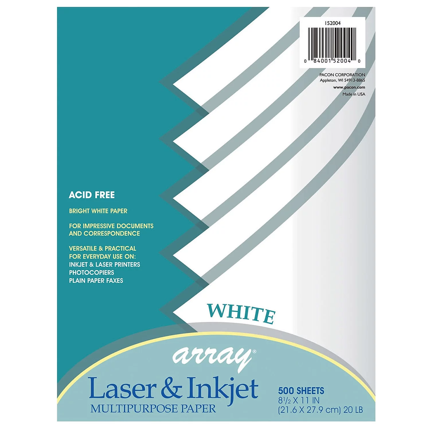 Pacon Multi-Purpose Paper, White, 8-1/2