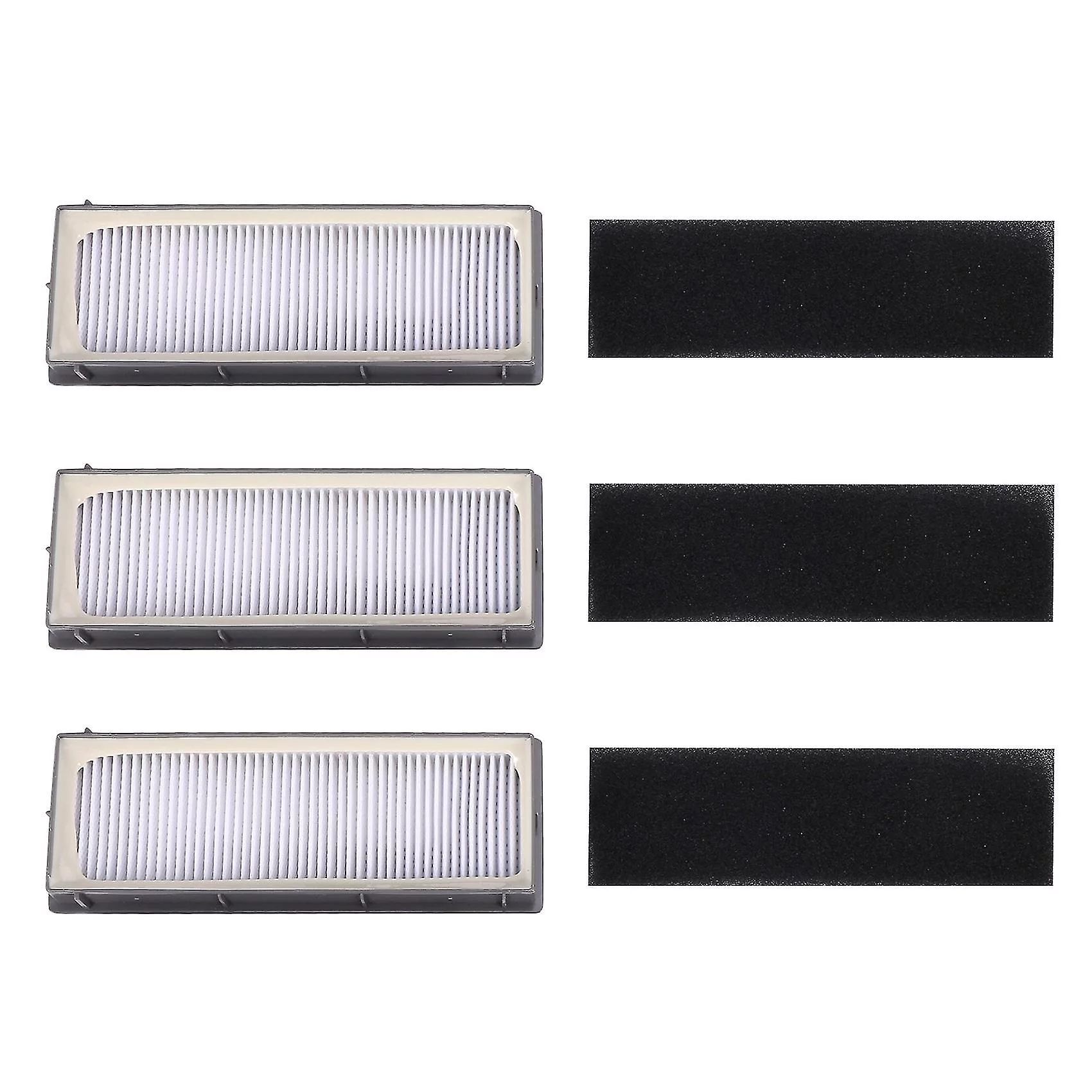 Filter And Brush Kit For Deebot 900 901 Robotic Vacuum - 16 Pack (6x Filter + 8x Side Brush+2x Main Hy