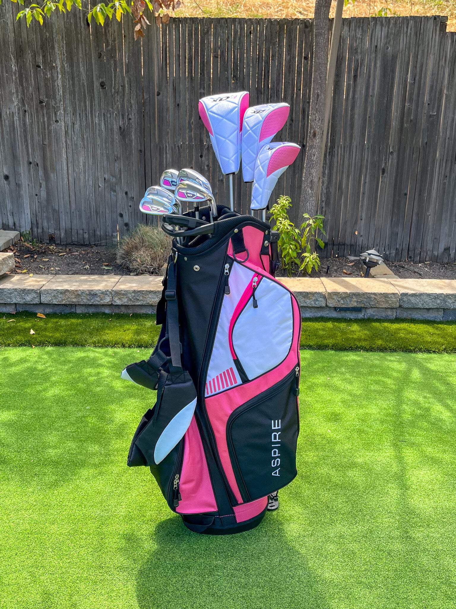 Aspire XD1 Womens Ladies Left Hand 14 Piece Complete Golf Clubs Package Set - Regular Size