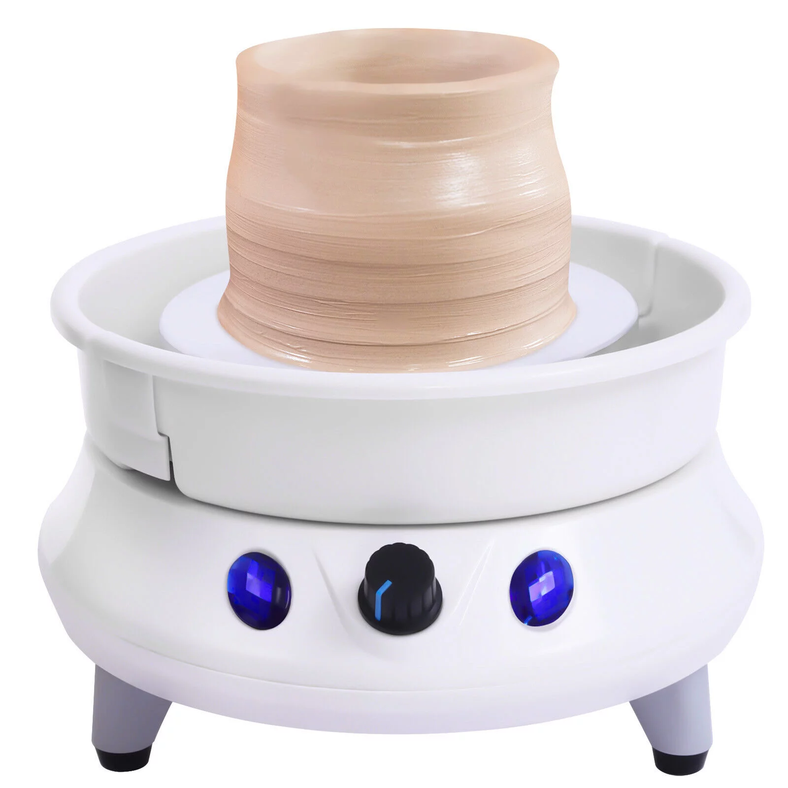 DENSET 15CM 120W Electric Pottery Wheel Forming Machine Ceramic Work Clay Art Crafts
