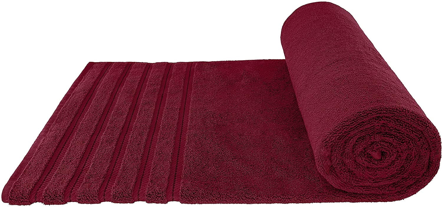 American Soft Linen Towel Set, 2 Bath Towels 2 Hand Towels 2 Washcloths Super Soft and Absorbent 100% Turkish Cotton Towels for Bathroom and Kitchen Shower Towel Navy Blue