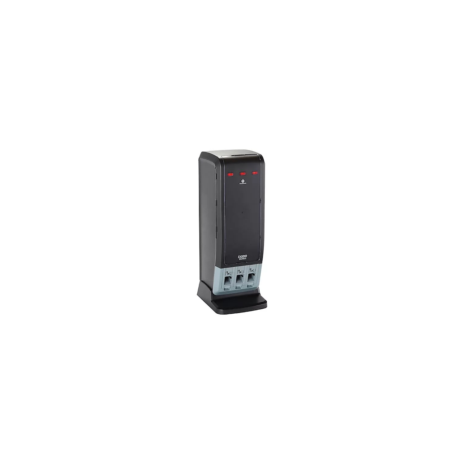 Dixie SmartStock Tri-Tower Dispenser, Fork/Knife/Spoon, 13.16 x 16.07 x 31.03, Black/Gray