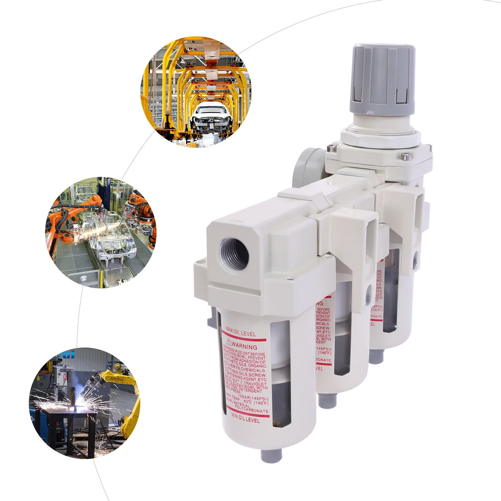 Fichiouy Triple Filtration Regulator 1/2