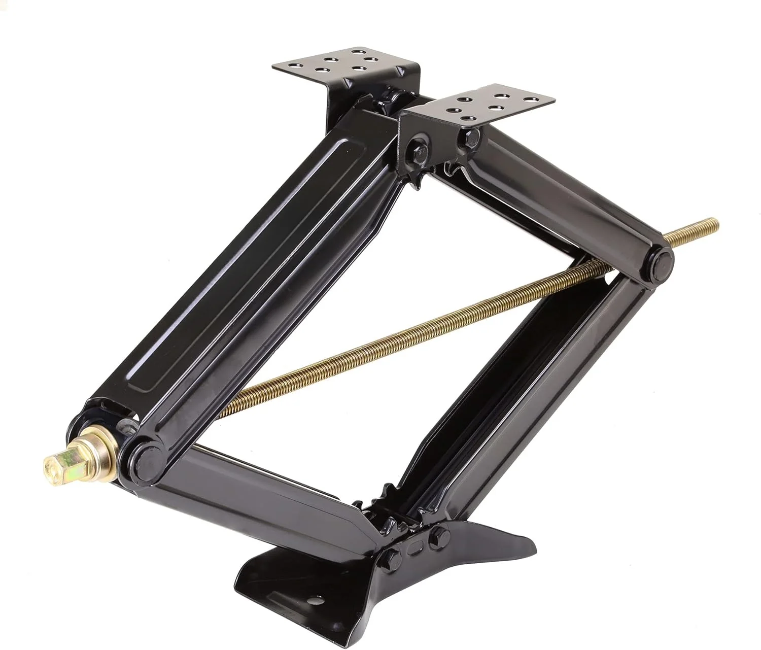 RV Camper Trailer Stabilizer Leveling Scissor Jacks w/Socket & Level 24