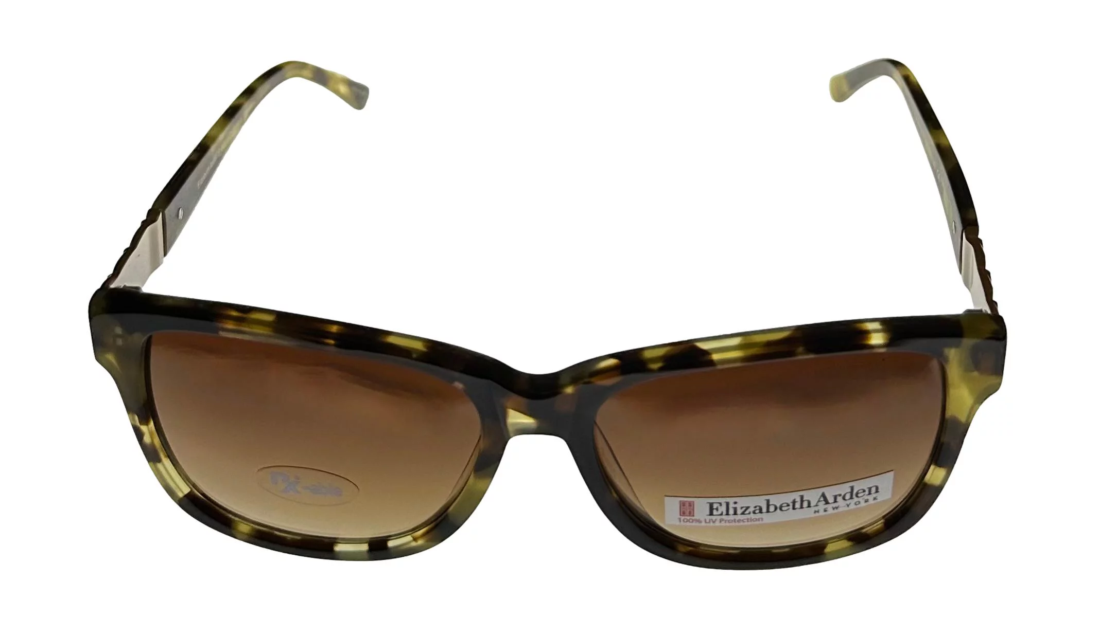 Elizabeth Arden Womens Rx-able Sunglass Demi Rectangle, Brown Lens 5234. 1