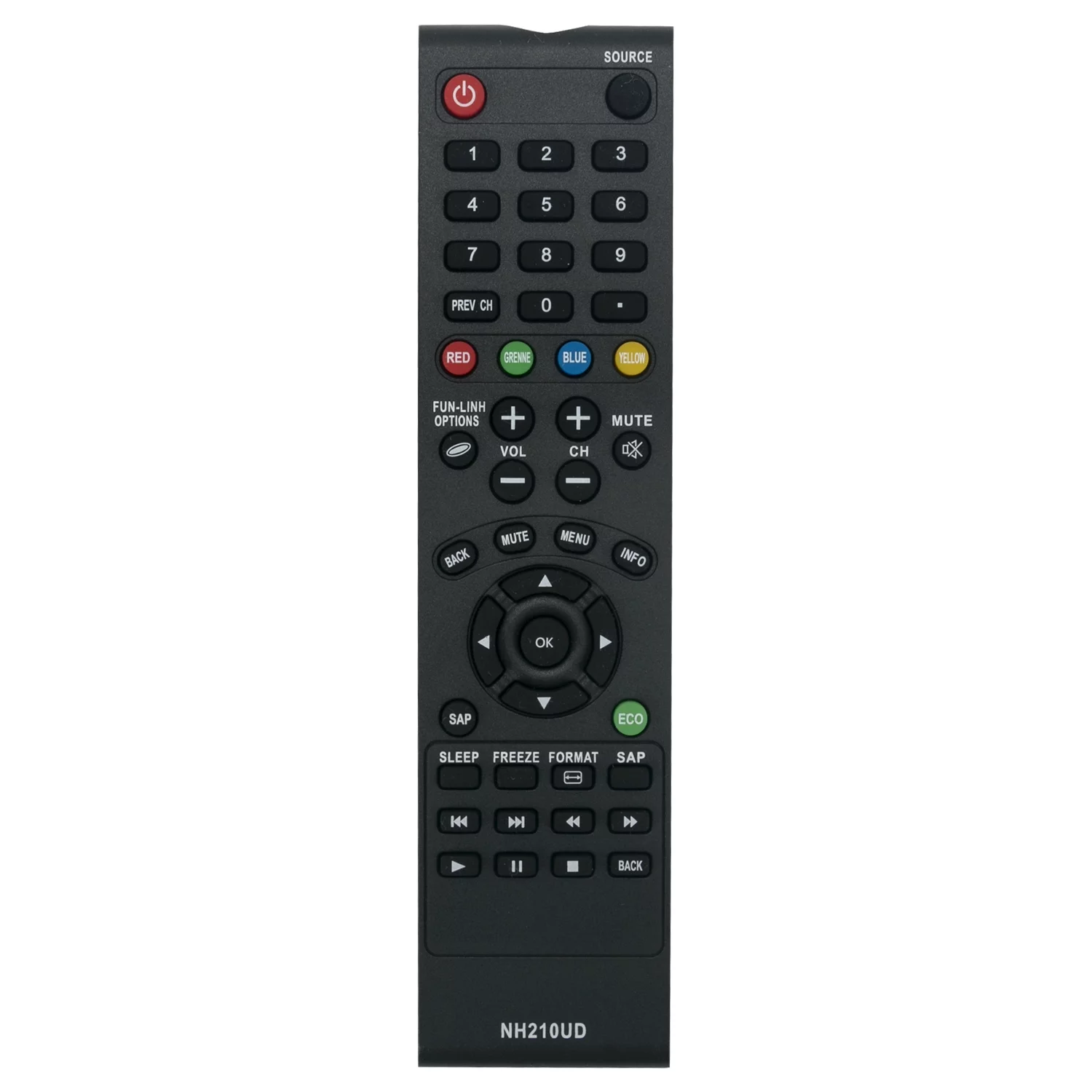 NH210UD New IR Remote for Emerson Sylvania LCD TV LC401SS2 LC190SS2 LC260SS2 LC320SS2 Remote