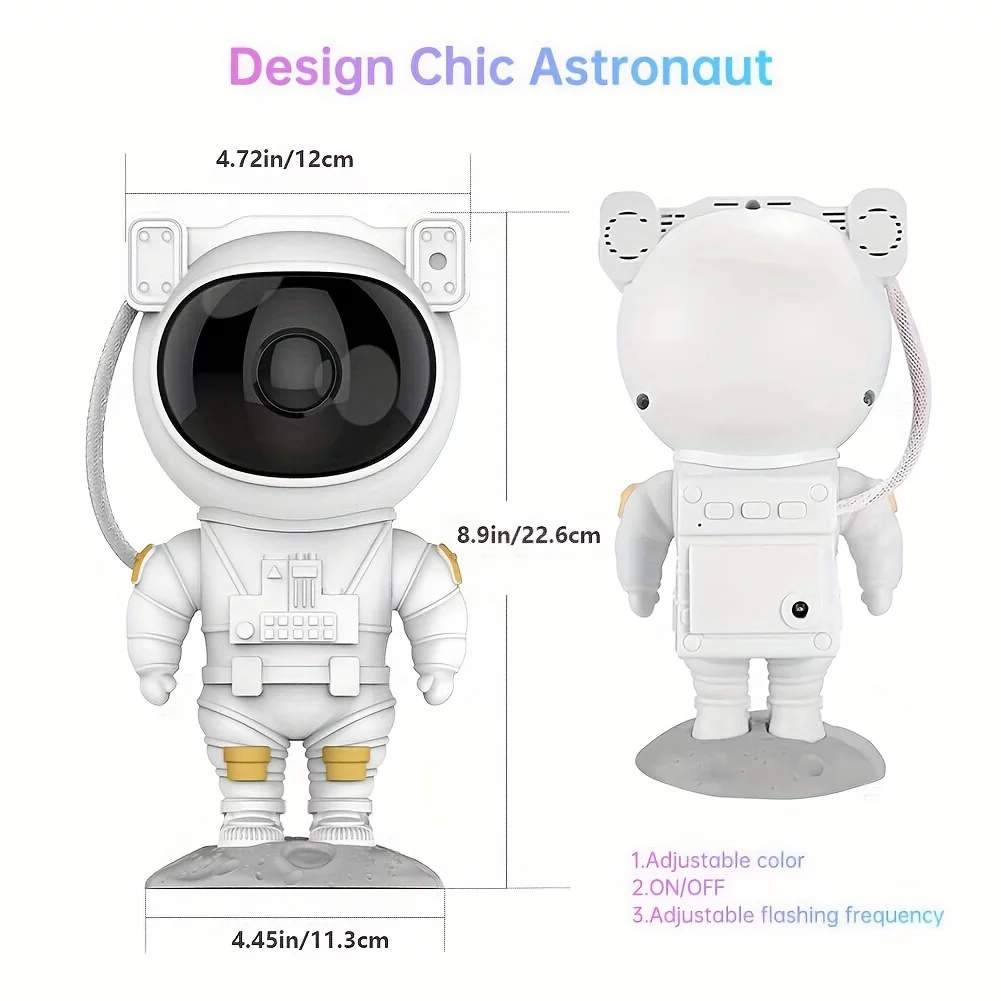 Starry Nebula Galaxy Night Light: Remote/Timer Astronaut Projector for Kids Room Decor, Tiktok Space Buddy LED Lamp, Perfect Gift for Kids & Adults!
