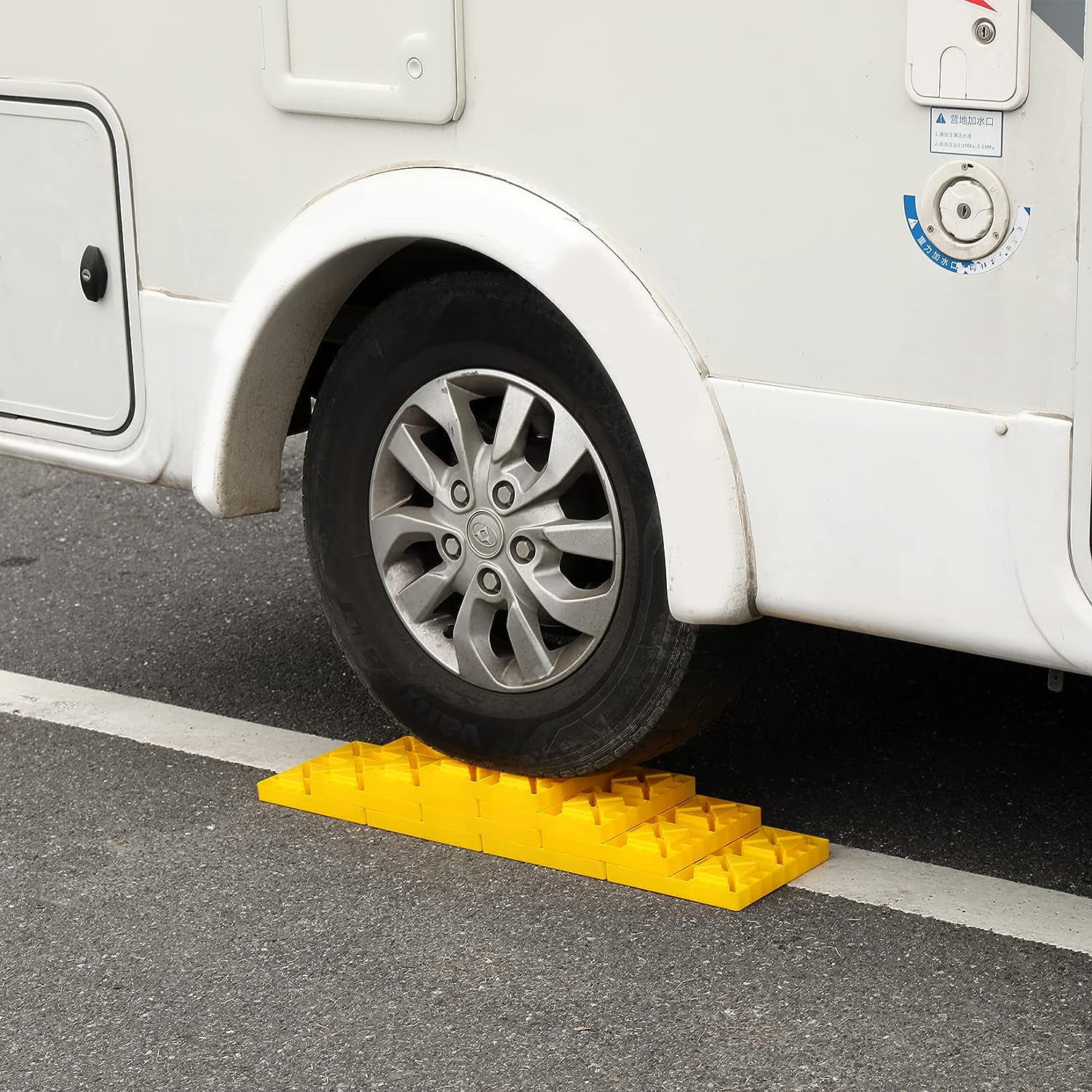 GarfatolRv Camper Leveling Blocks Ideal for Leveling Single and Dual Wheels, 10 Pack with  Bag