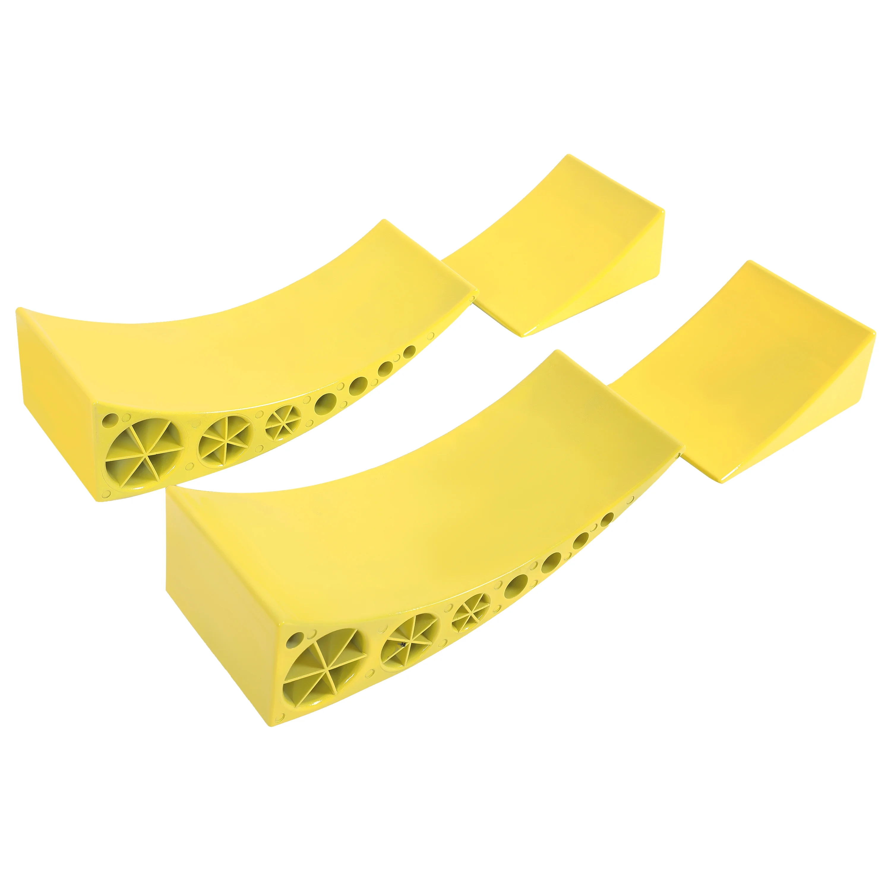 Kojem 2pcs Camper Leveling Blocks 35000lbs Leveler Kits for Camper RV Ramp