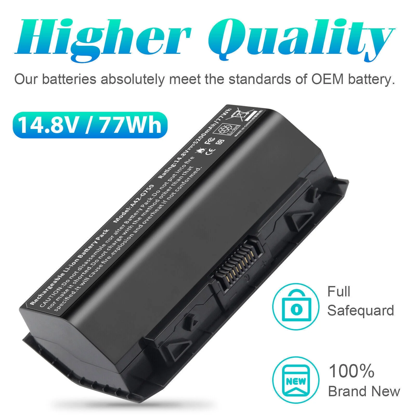 A42-G750 Laptop Battery For ASUS G750 G750J G750JS