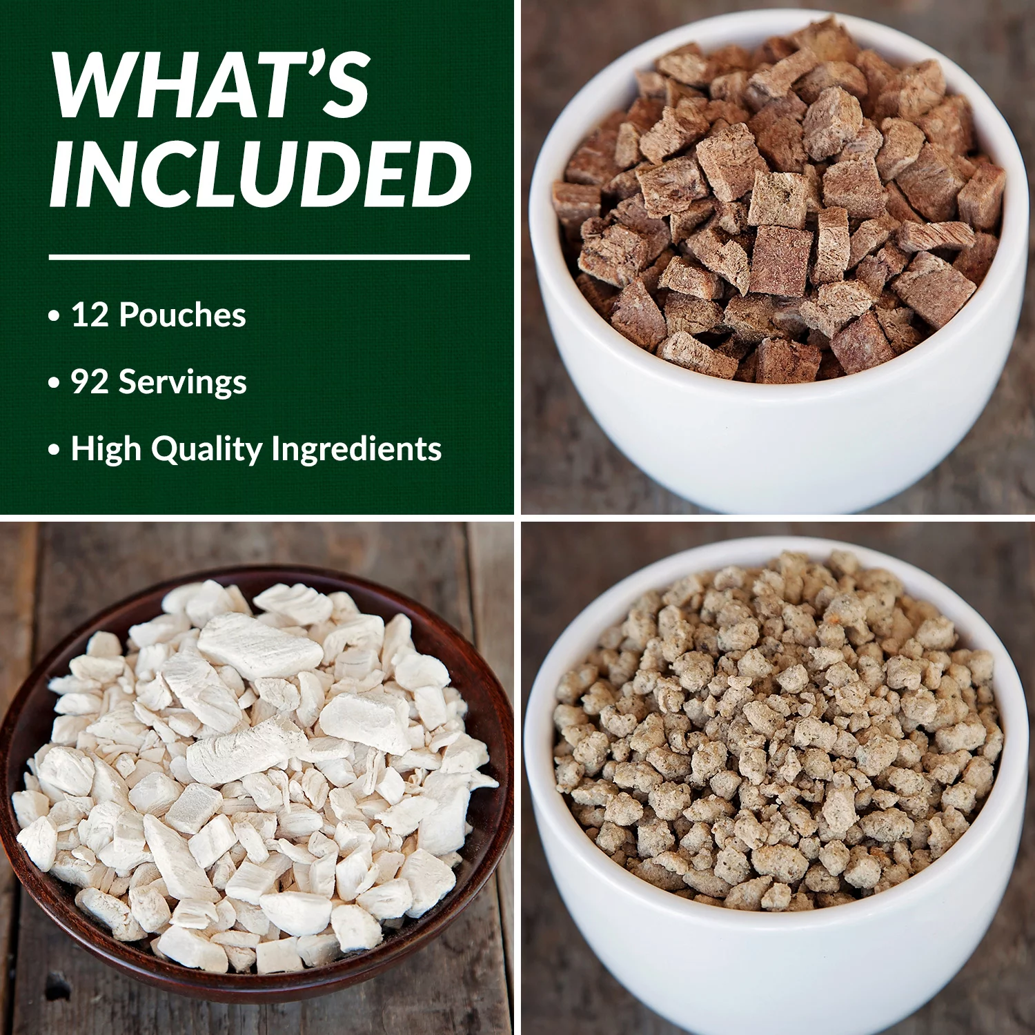 Valley Food Storage Freeze Dried Meat Bucket, 92 Servings, 25 Year Shelf Life