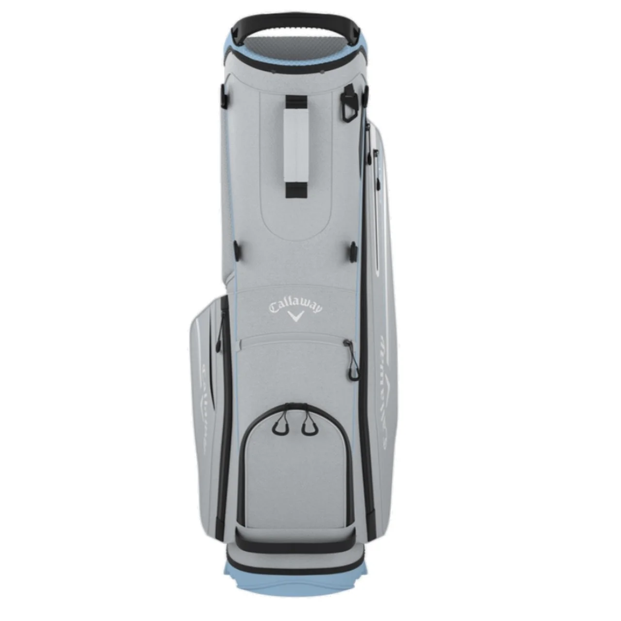 NEW Callaway Golf 2024 Chev Stand / Carry Bag 4-Way Top - Silver / Glacier