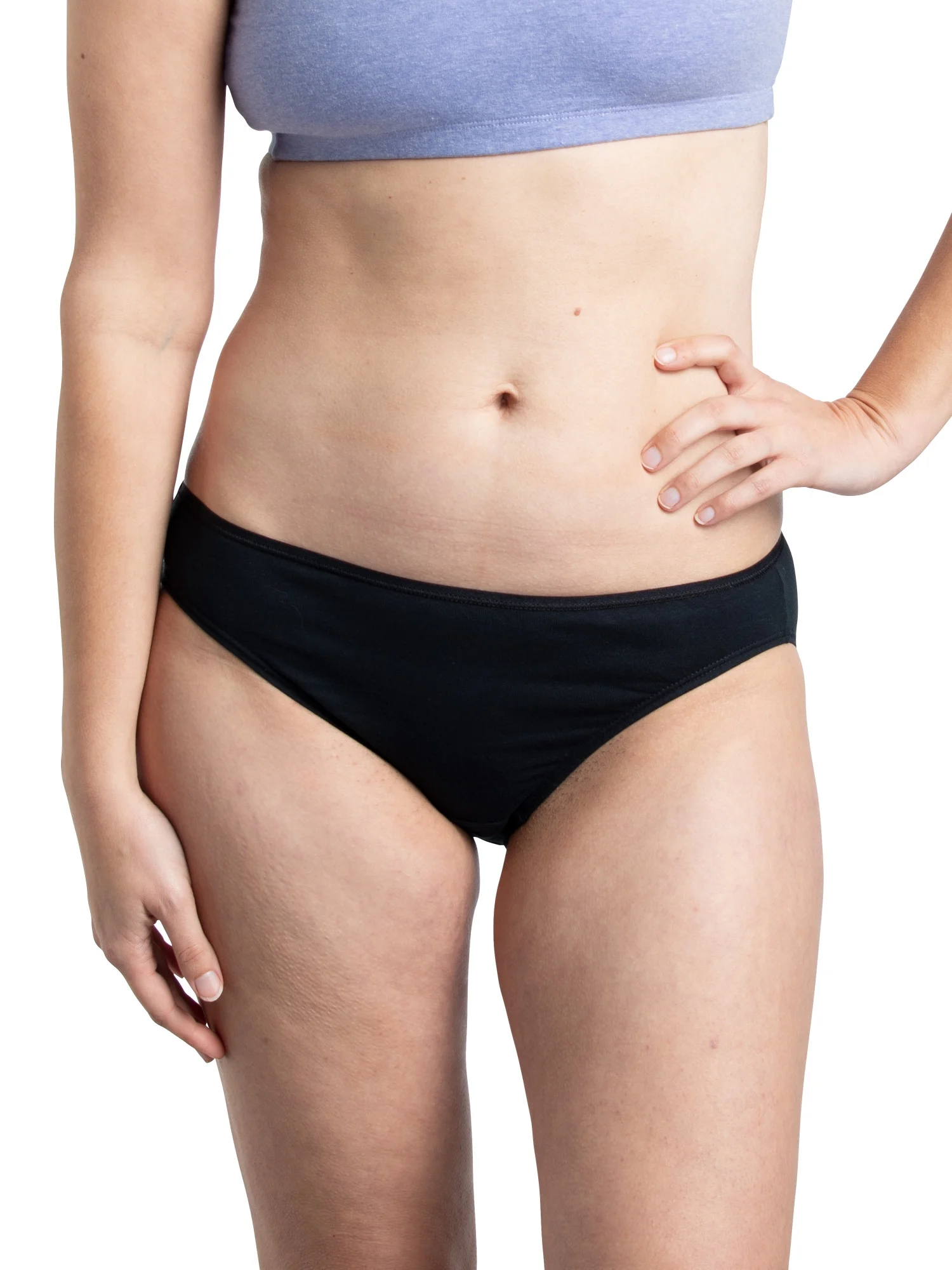 Fruit of the Loom Women's Cotton Stretch Bikini Underwear, 6 Pack, Sizes S-2XL