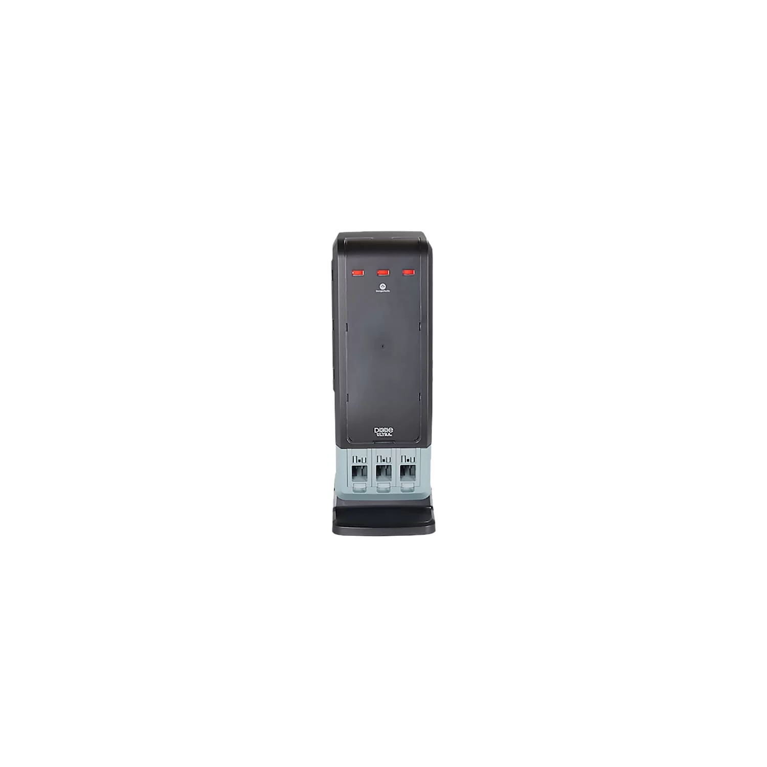 Dixie SmartStock Tri-Tower Dispenser, Fork/Knife/Spoon, 13.16 x 16.07 x 31.03, Black/Gray