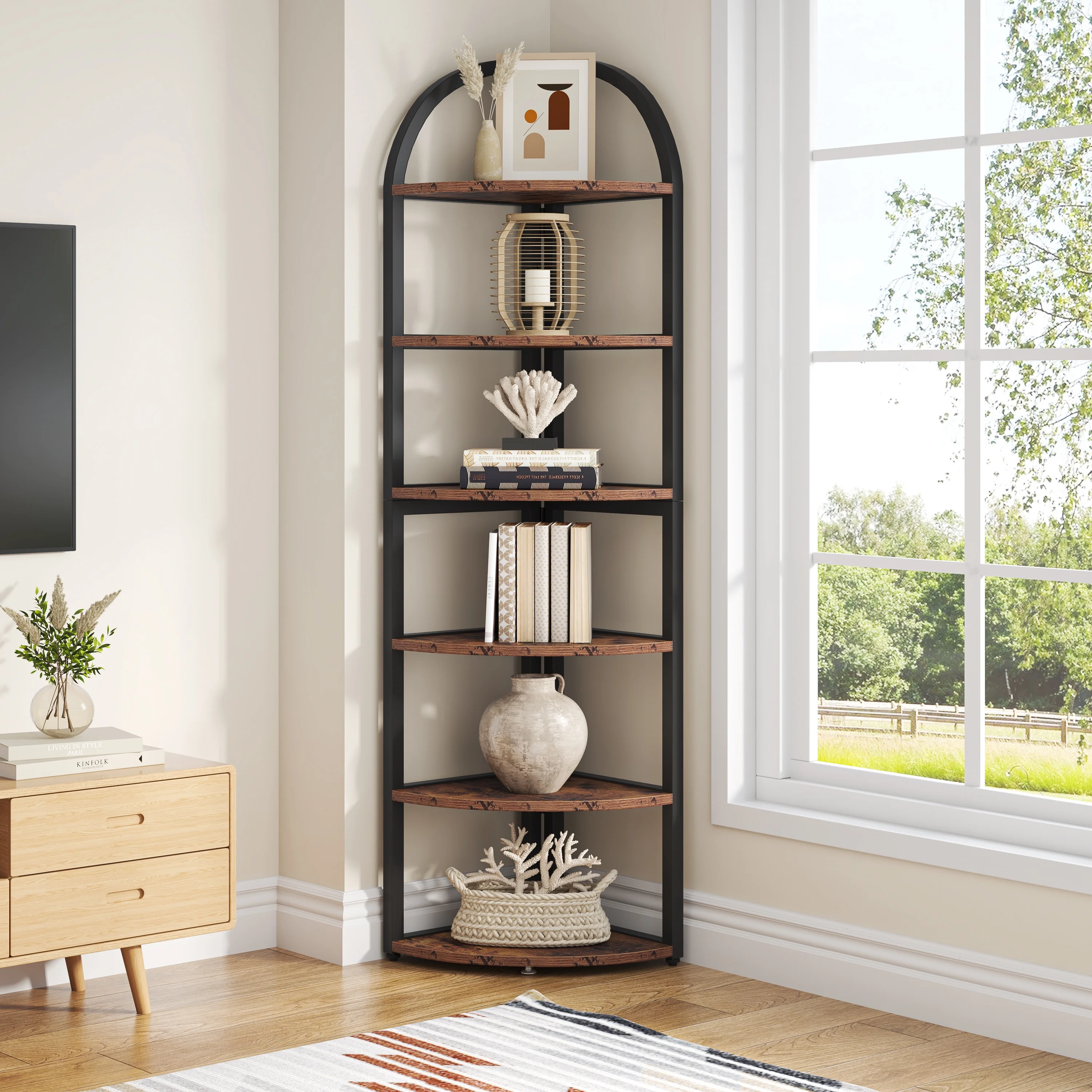 6 Tier Corner Shelf 71