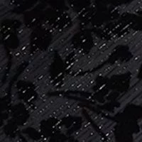 RALPH LAUREN Womens Black Embroidered Petal Sleeve Jewel Neck Knee Length Cocktail Sheath Dress Petites 0P