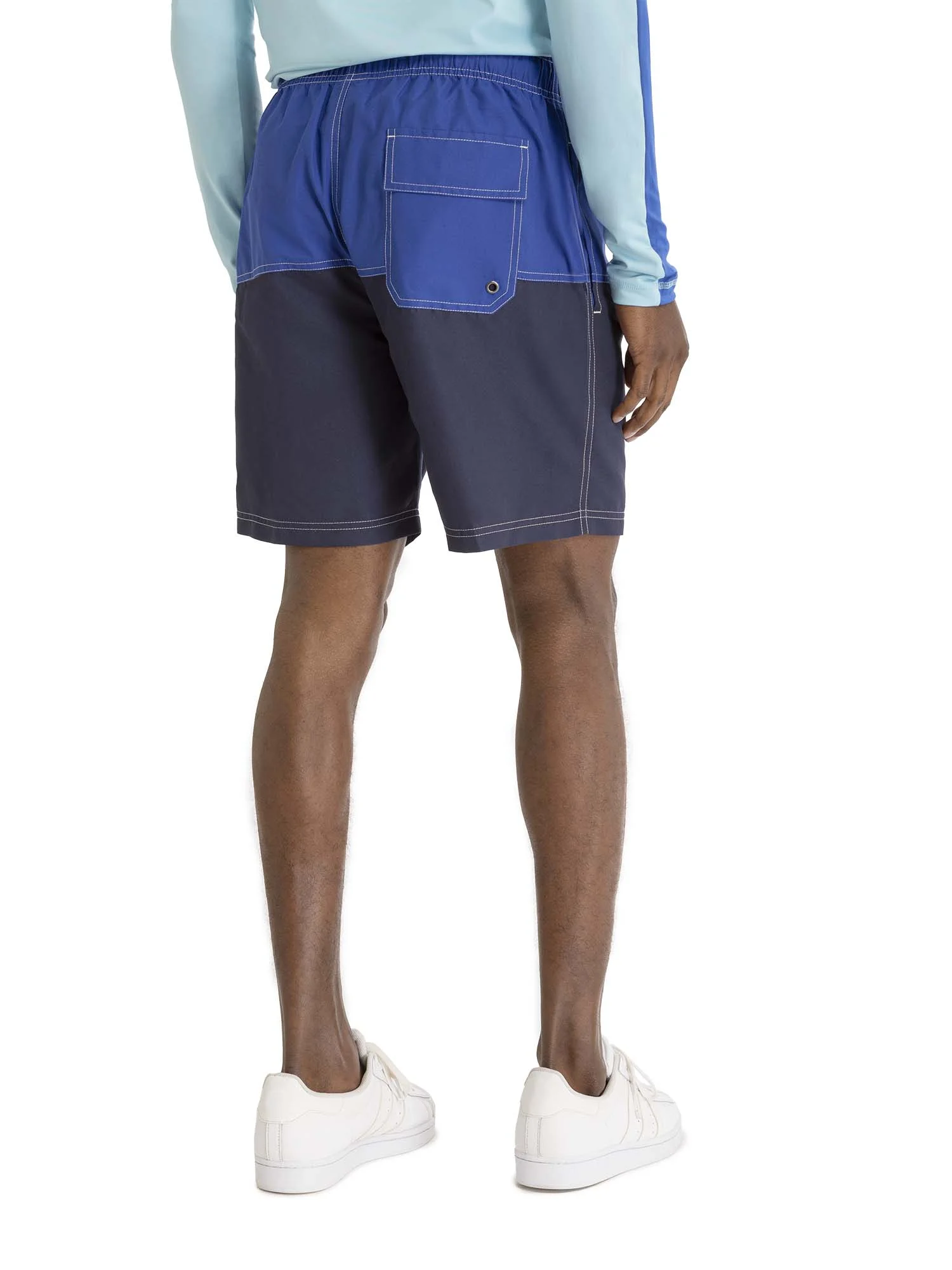 U.S. Polo Assn. Men's & Big Men's Color Block Swim Trunks with UPF50+, 7