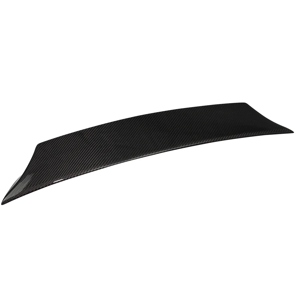 Ikon Motorsports Compatible with 16-21 Honda Civic 10th 4Dr Sedan Ikon Style Trunk Spoiler - Carbon Fiber CF