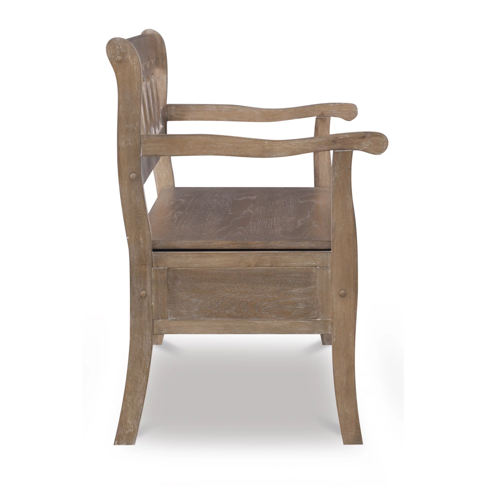 Elliana Storage Bench, Natural Driftwood