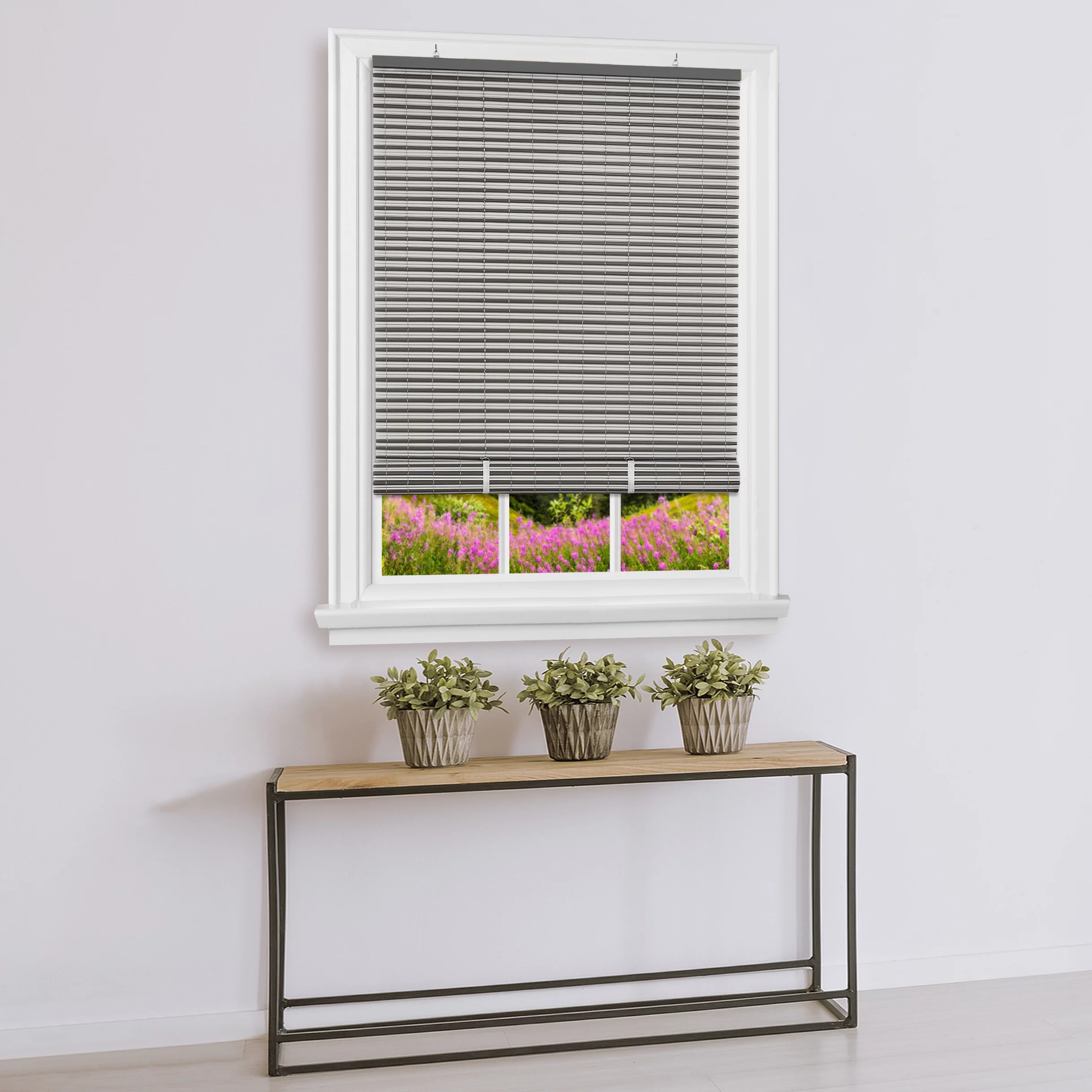 PowerSellerUSA Oval Cordless Rollup Light Filtering Window Blinds Roller Shades: 72