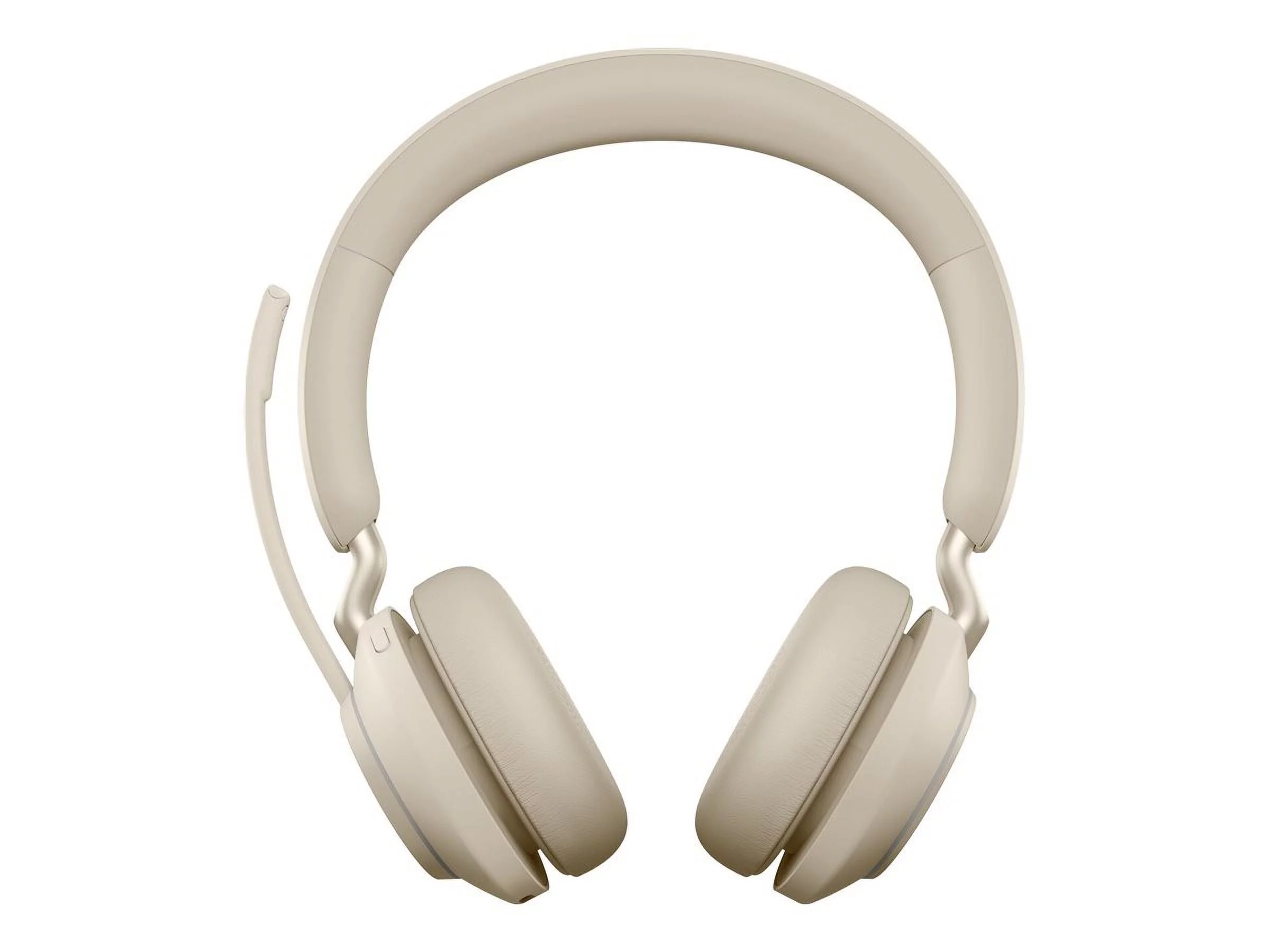 Jabra Evolve2 65 UC Stereo - Headset - on-ear - Bluetooth - wireless - USB-A - noise isolating - beige