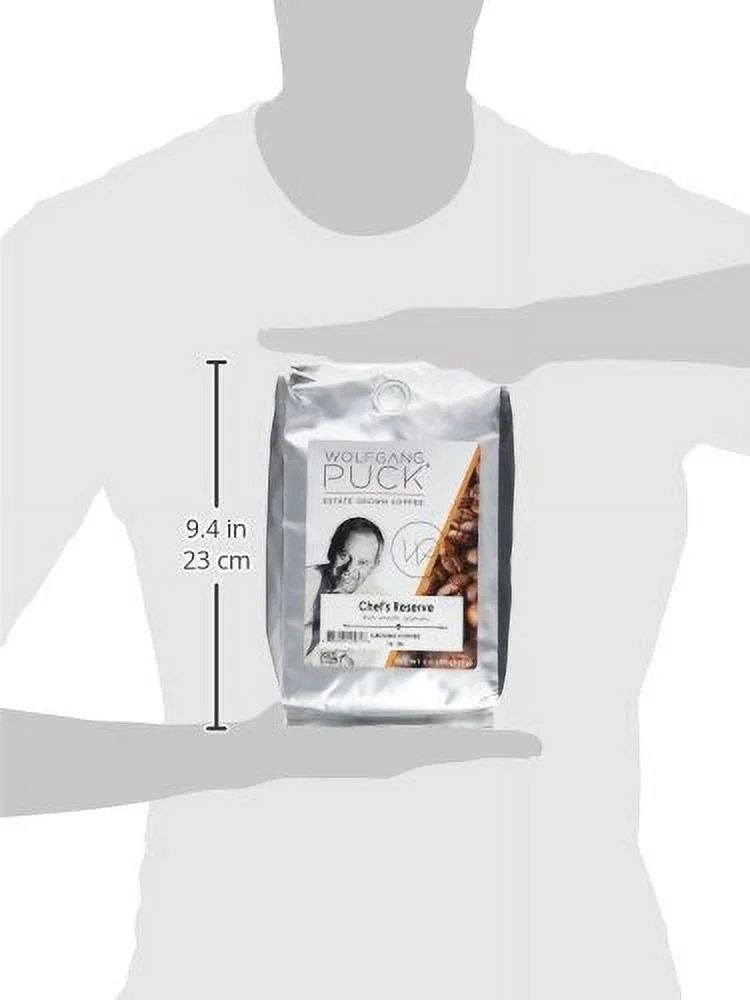 Wolfgang Puck Coffee, Chef's Reserve, Ground Coffee, 2-Pounds, 3 Count