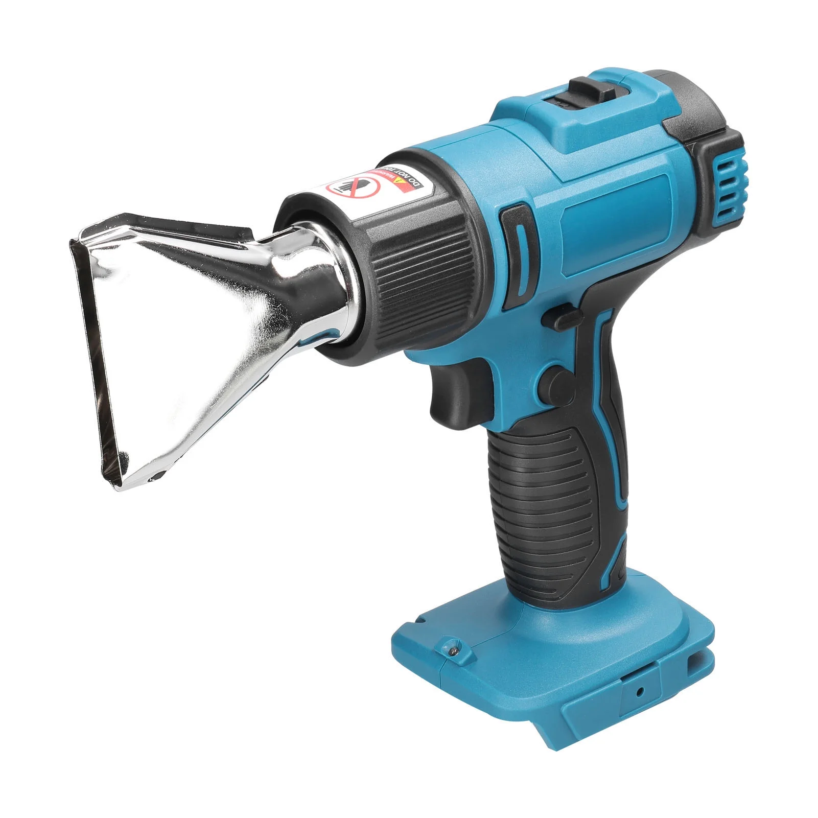 OWSOO Cordless Handheld  Rechargeable Heating Equipment Temperatures Adjustable  Tool with 5 Nozzles 2 Scrapers Compatible with Makita 18V 21V  Battery