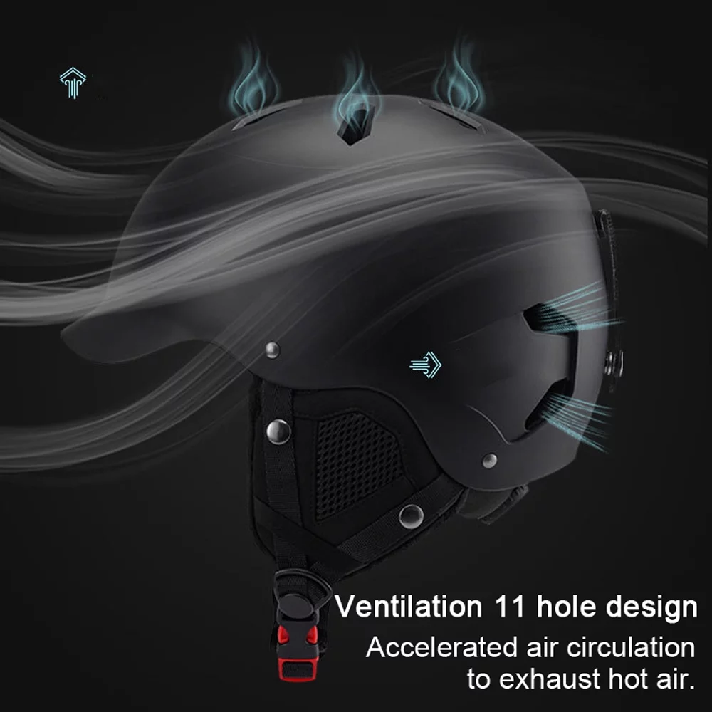 Ski Mirror Elastic Band Winter Warm Cycling Helmets, Adjustable Motorcycle Electric Bike Safety, Men Women Ski Snowboard Helmets