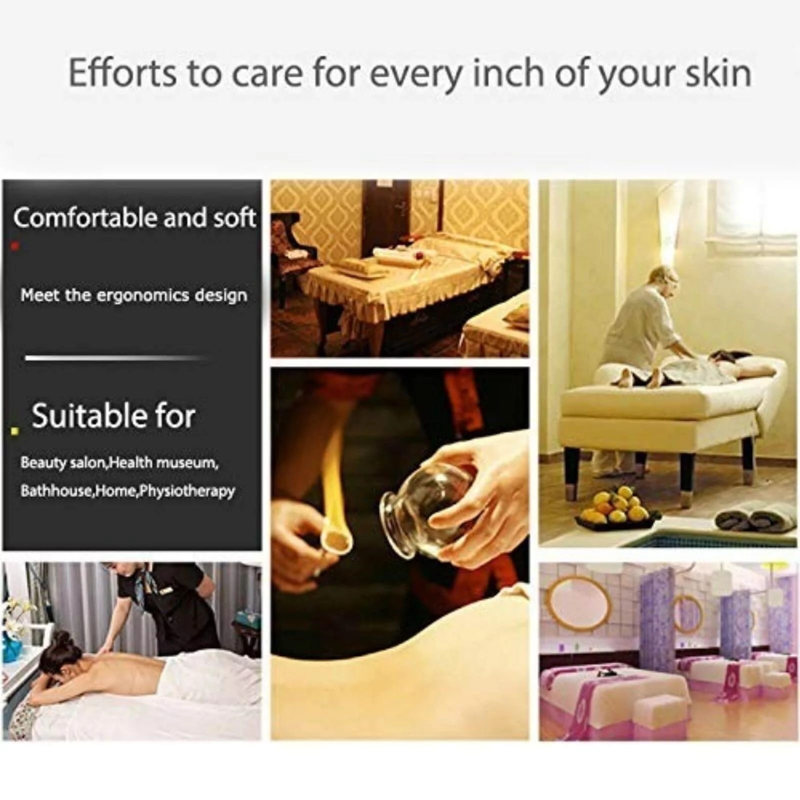 NiamVelo 73-in Aluminium Massage Table Portable Massage Bed  Adjustable Face Cradle with Carry Case, Maximum Weight 450LB, Black