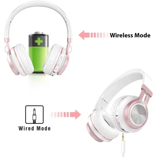 Foldable Wireless Headphones for Moto G Stylus 5G (2022) Phone - Headset w Mic Hands-free Earphones O1P Compatible With Motorola Moto G Stylus 5G (2022)