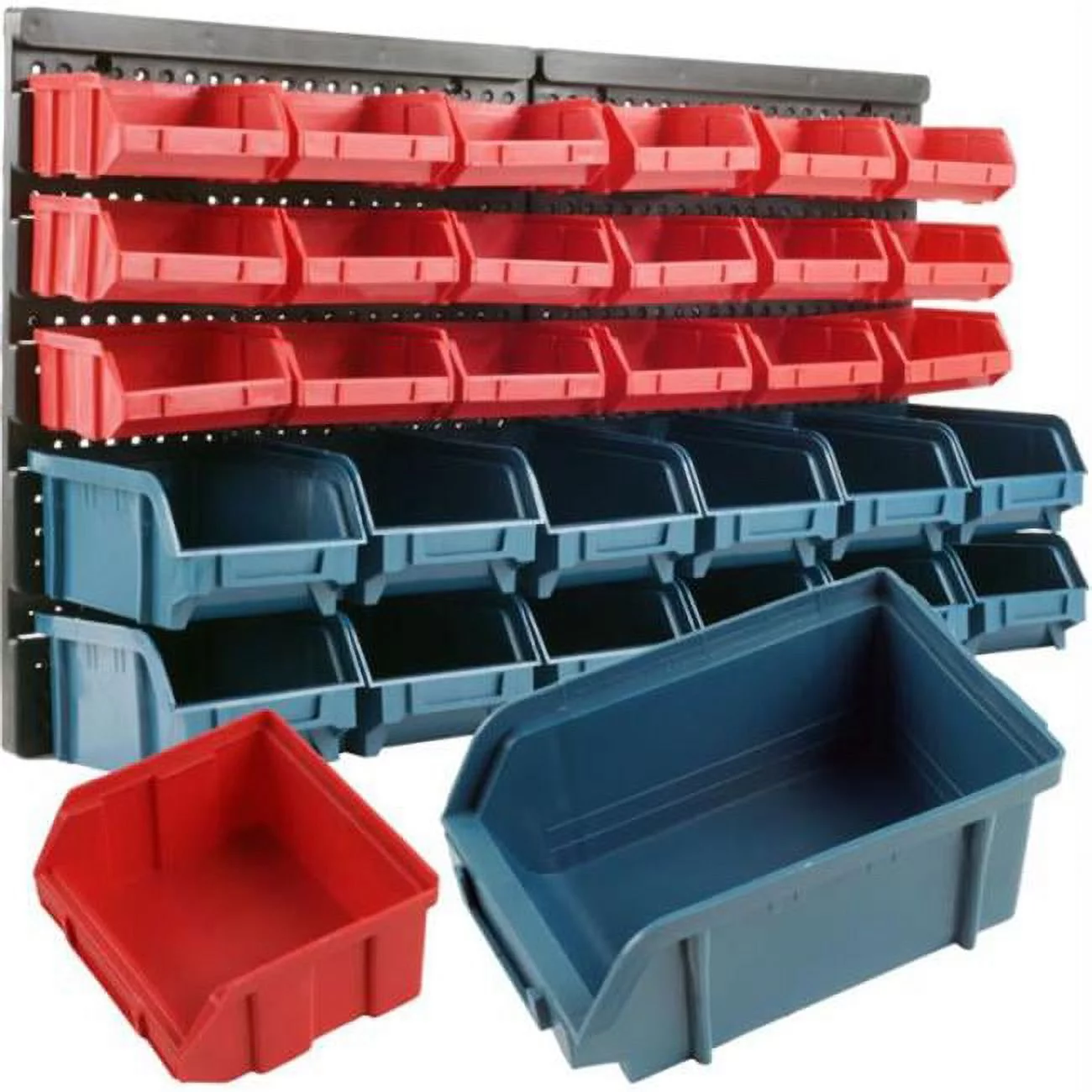 Trademark Tools 30 Bin Wall Mounted Parts Rack